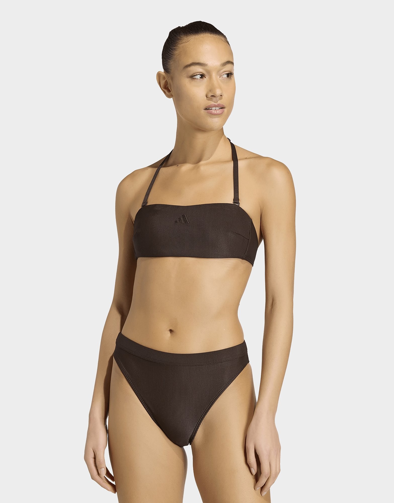 adidas Iconisea Ribbed Padded Bandeau Bikinioberteil