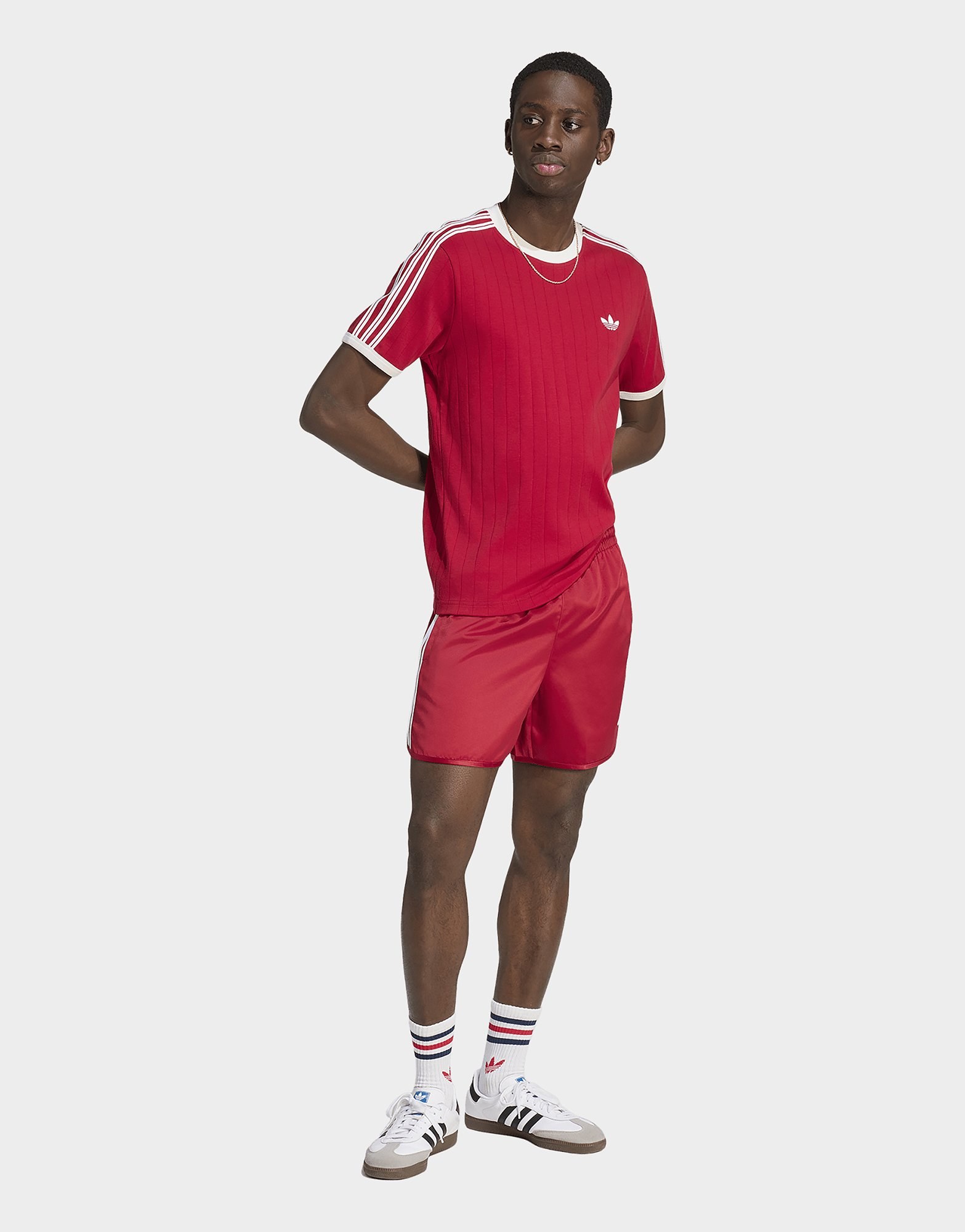 adidas Drop Needle 3-streifen T-shirt