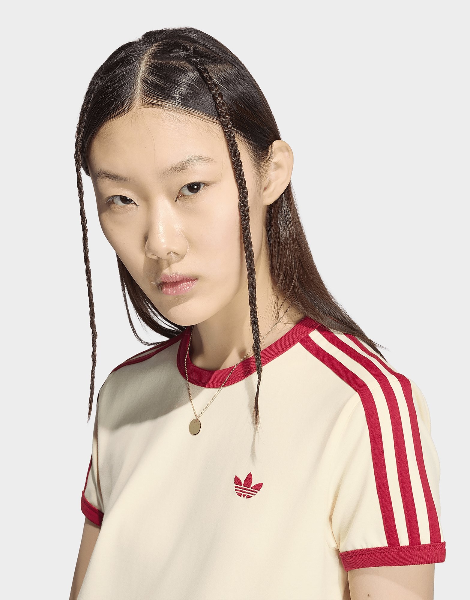 adidas Originals 3-streifen Slim T-shirt