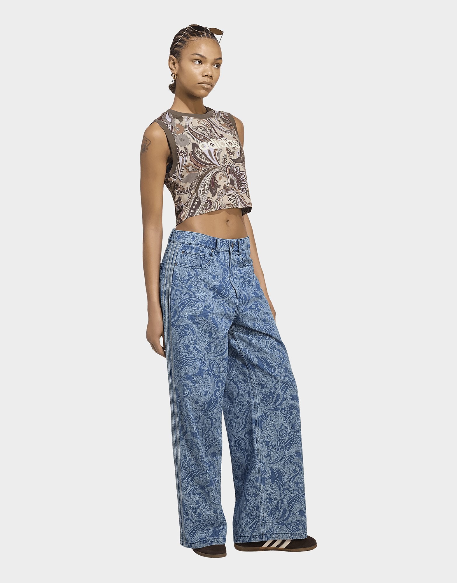 adidas LIBERTY LONDON FIREBIRD MID RISE JEANSHOSE, GERADES BEIN