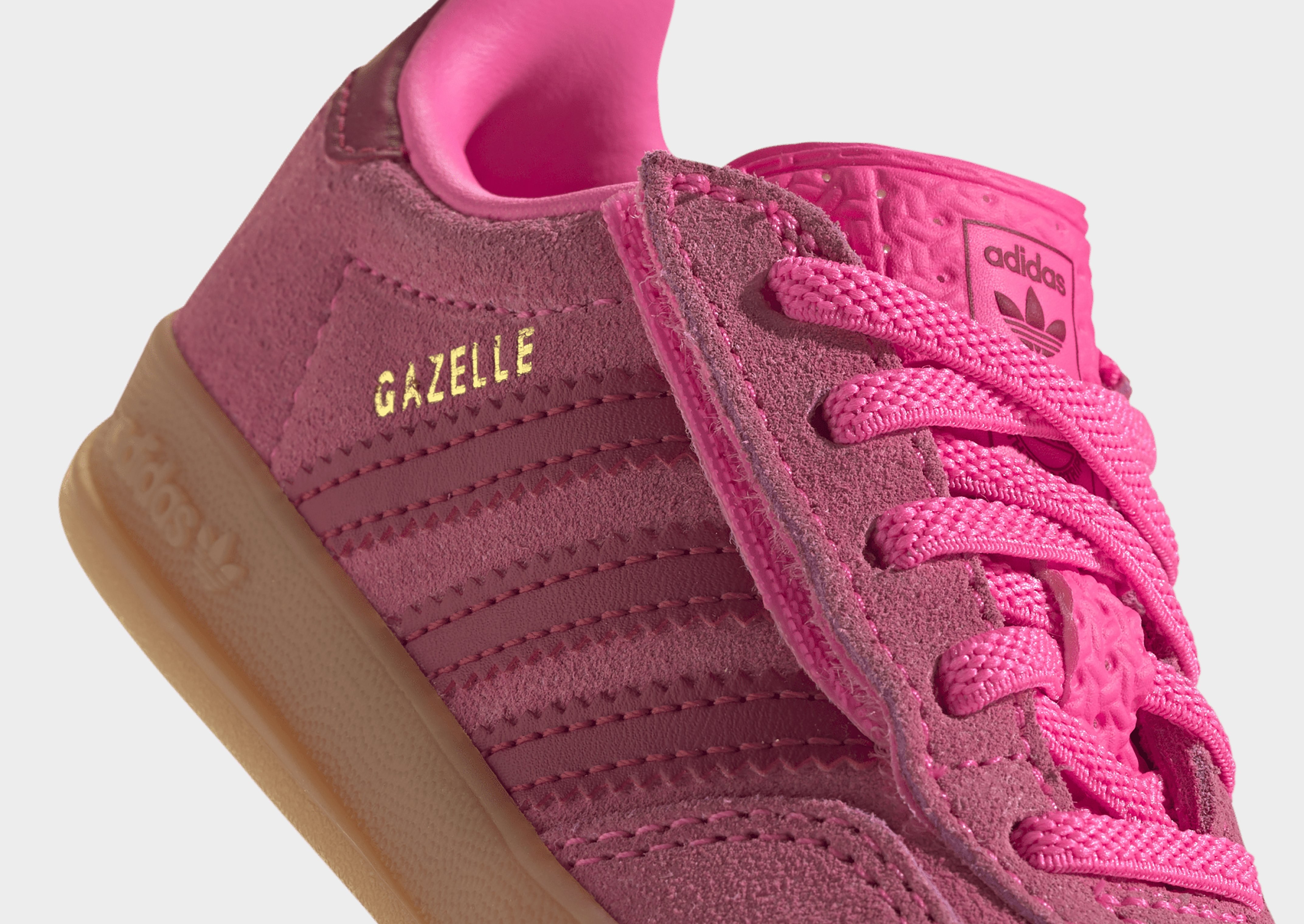 adidas Gazelle Hallenschuh, Komfortverschluss, Elastische Schnürsenkel