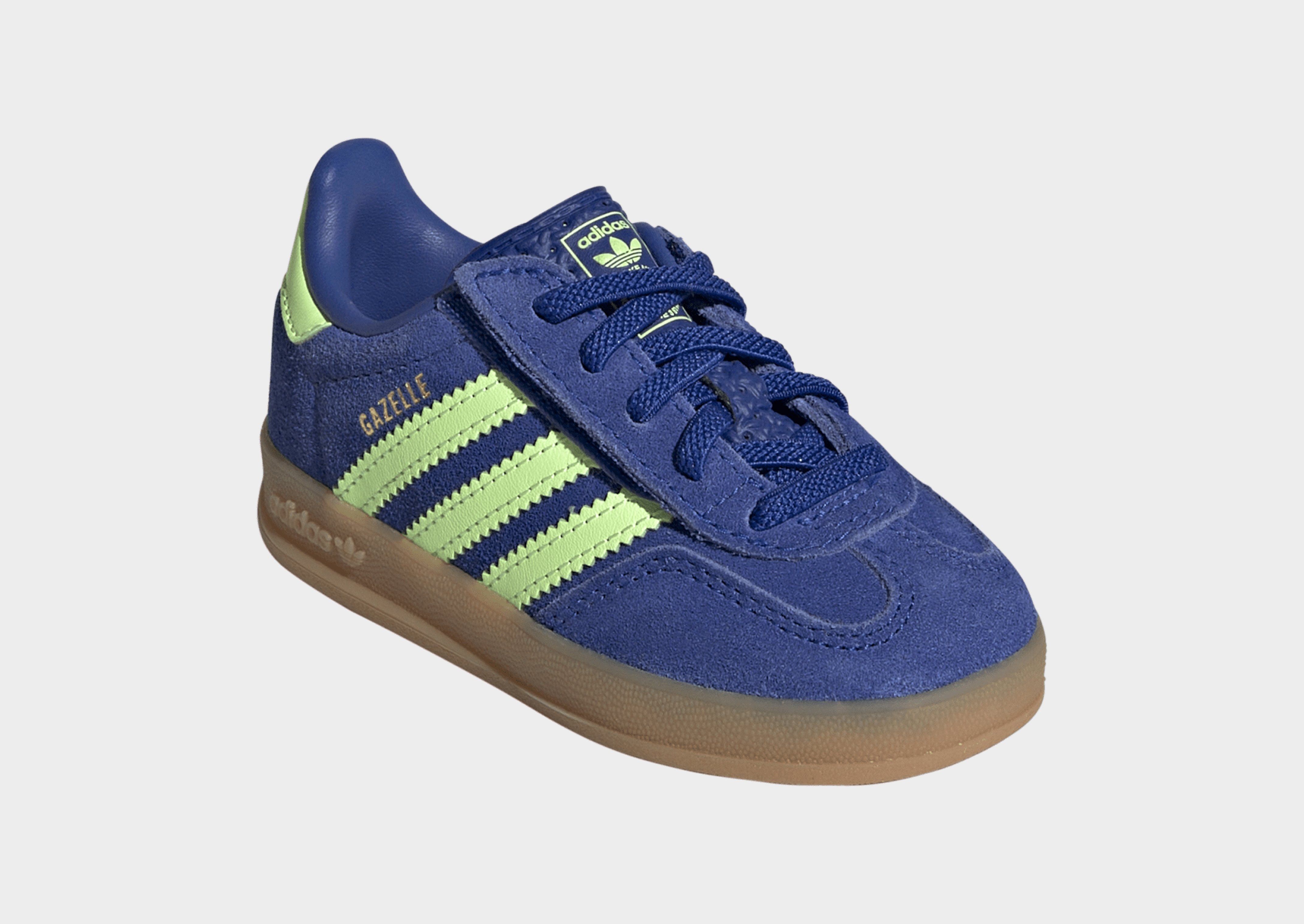 adidas Gazelle Hallenschuh, Komfortverschluss, Elastische Schnürsenkel