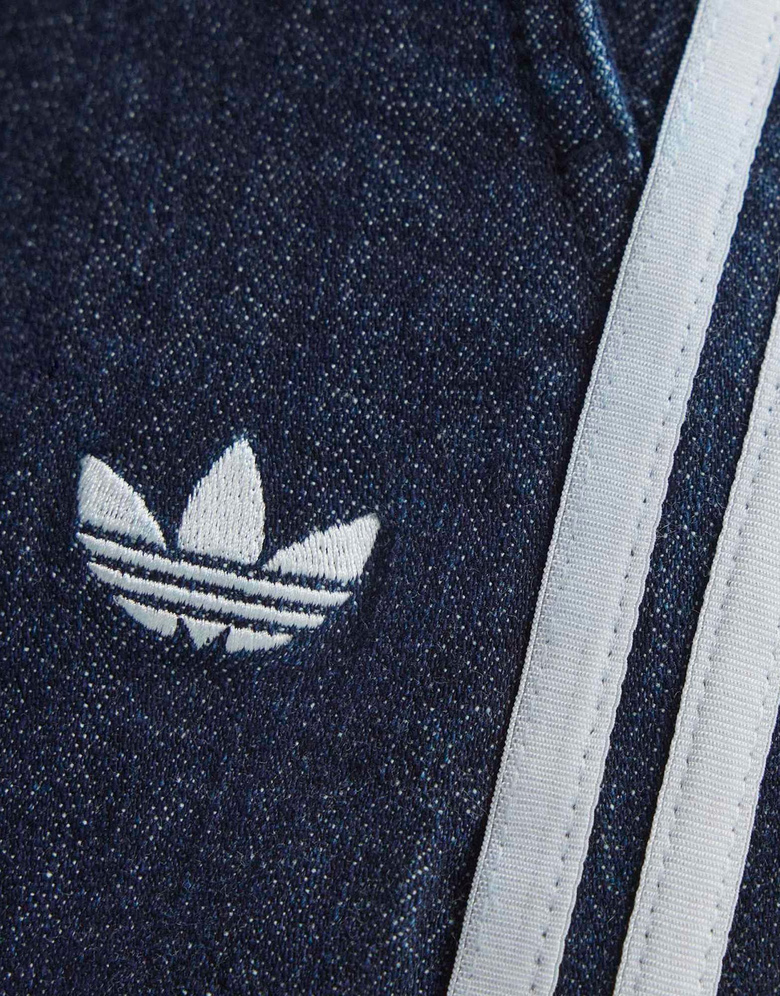 adidas Denim Pleats Hose, Weites Bein