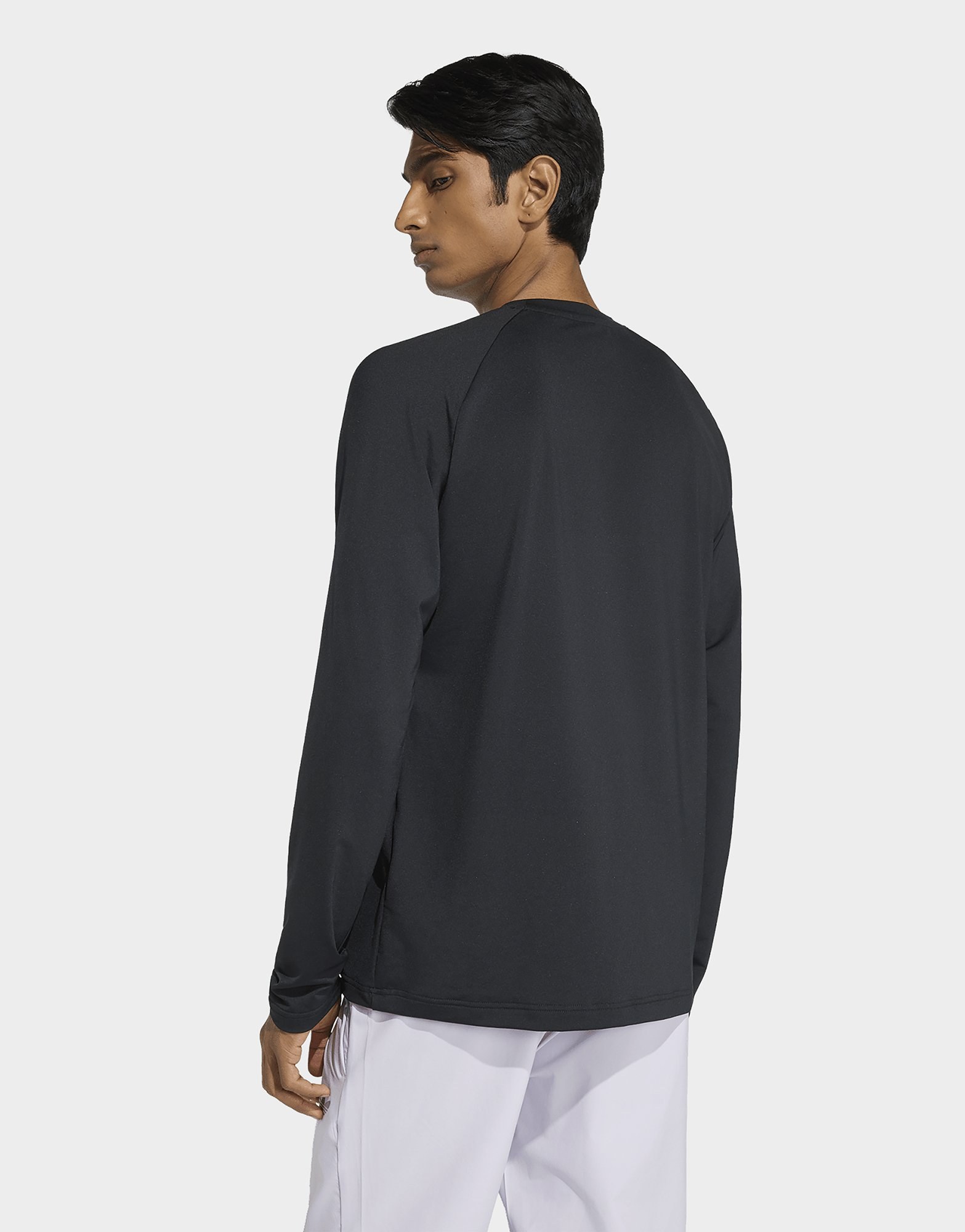 adidas TECH TREFOIL ESSENTIALS POLY TOP, LANGÄRMELIG