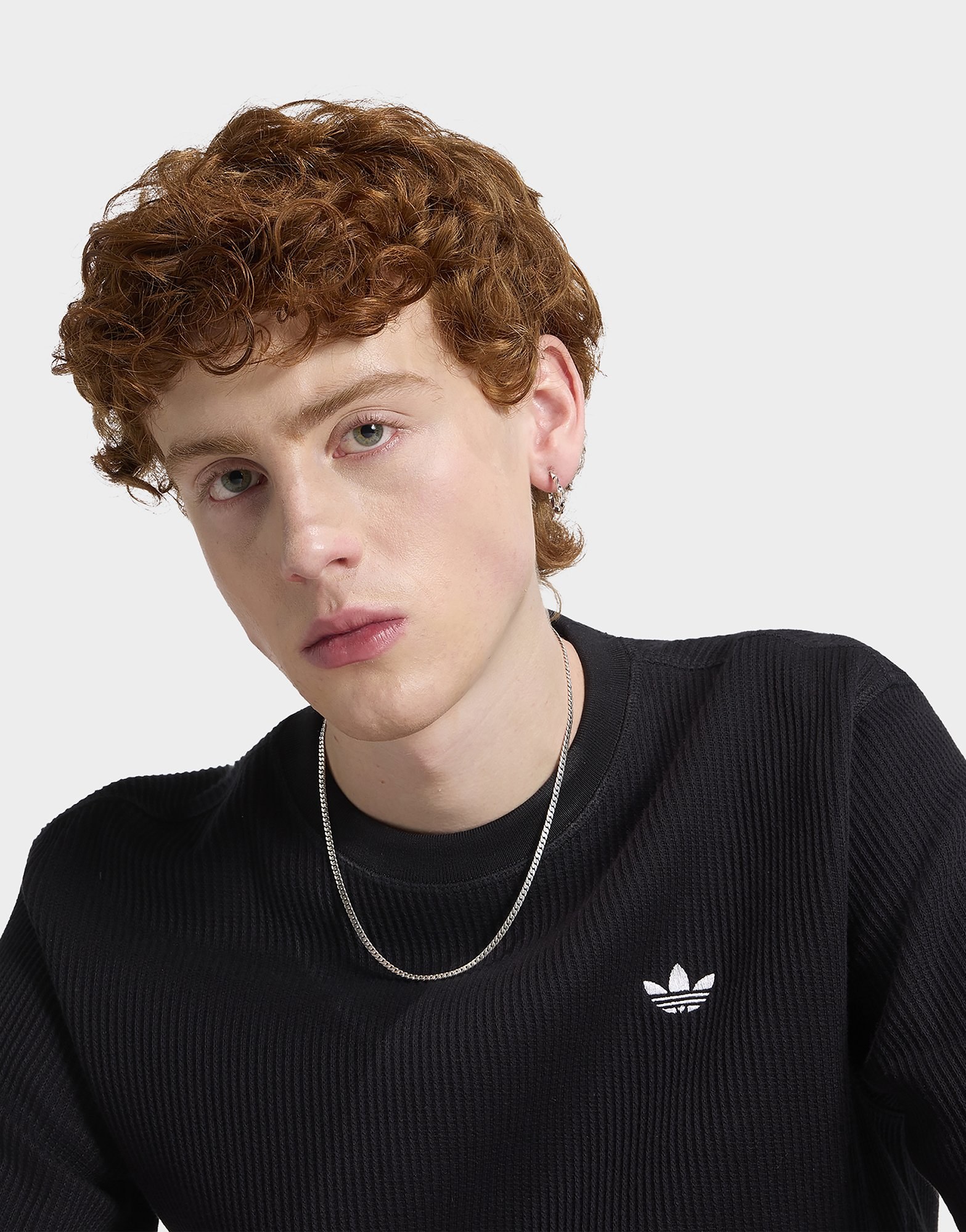 adidas Originals Trefoil Essentials Waffelstrick-t-shirt
