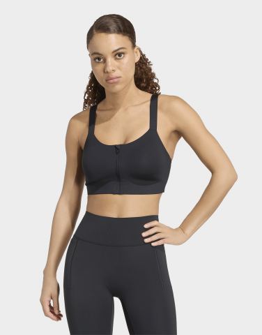 adidas Optimé Sport-bh, Starker Halt, Reißverschluss