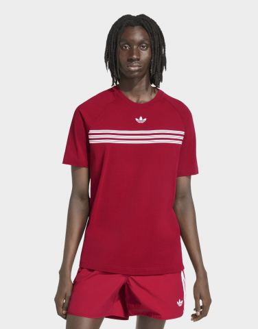 adidas T-shirt, Streifen Auf Der Brust