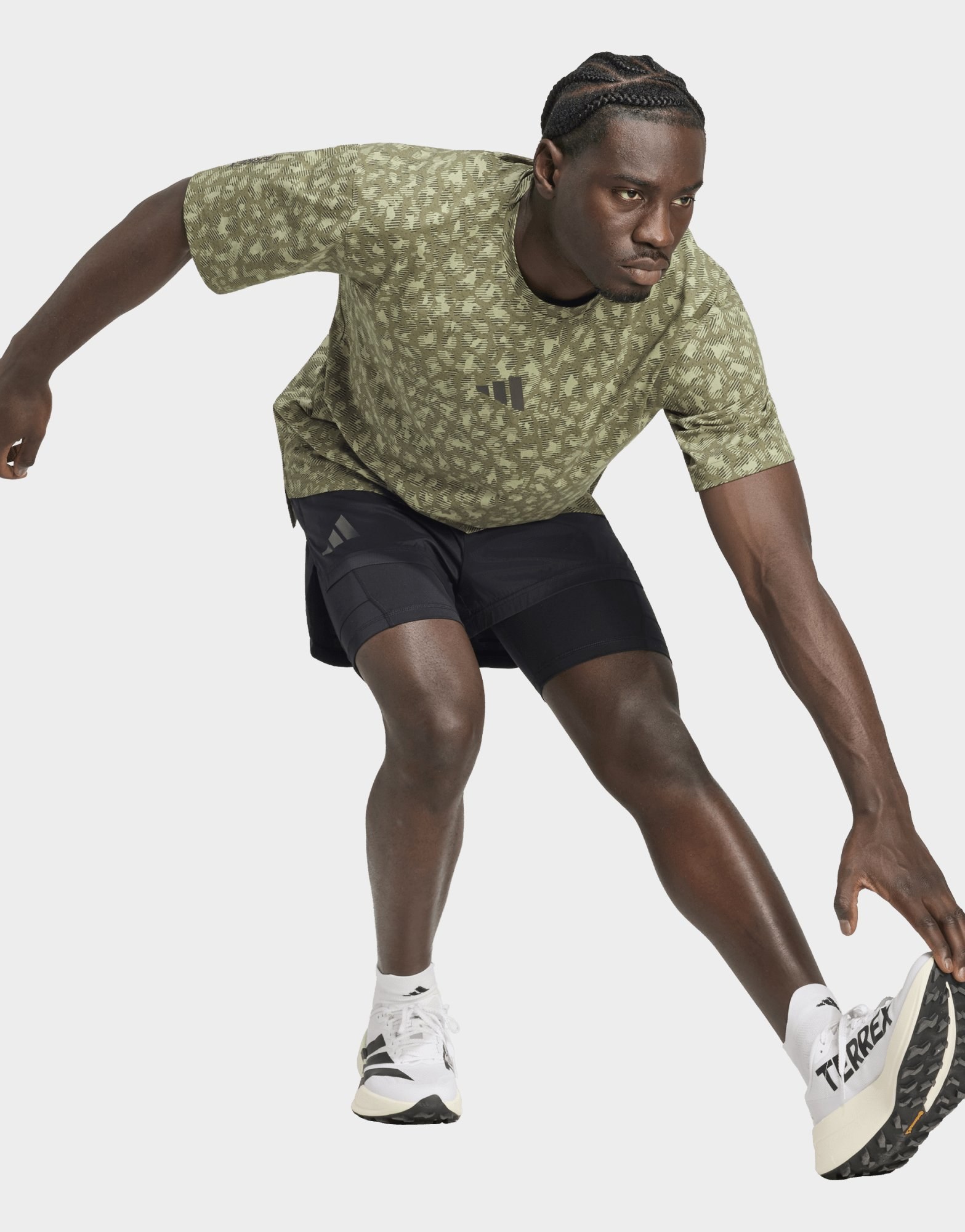 adidas Terrex Xploric CLIMACOOL+ Trail T-Shirt, Print