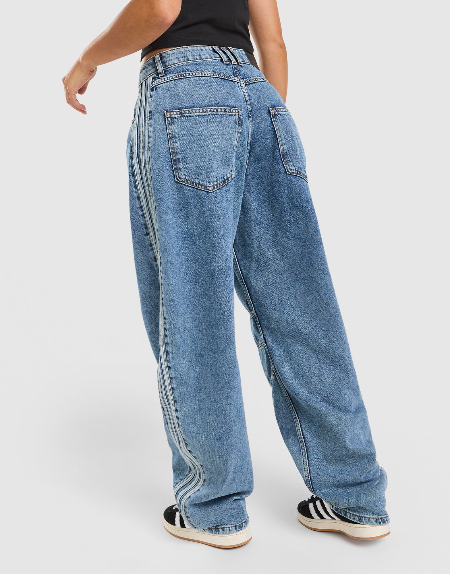 adidas Originals Barrel Leg Denim Jeans