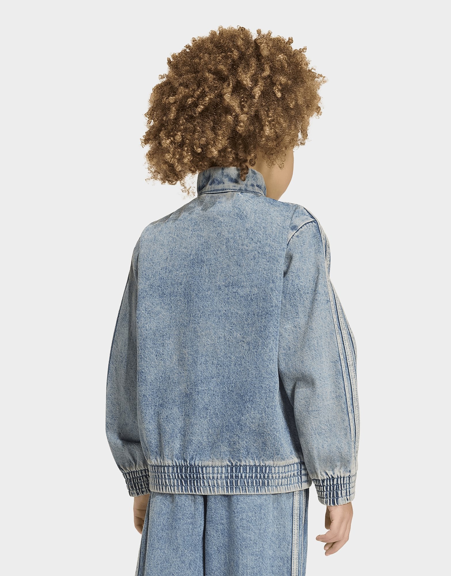 adidas Firebird Originals Jacke, Denim, Locker Geschnitten