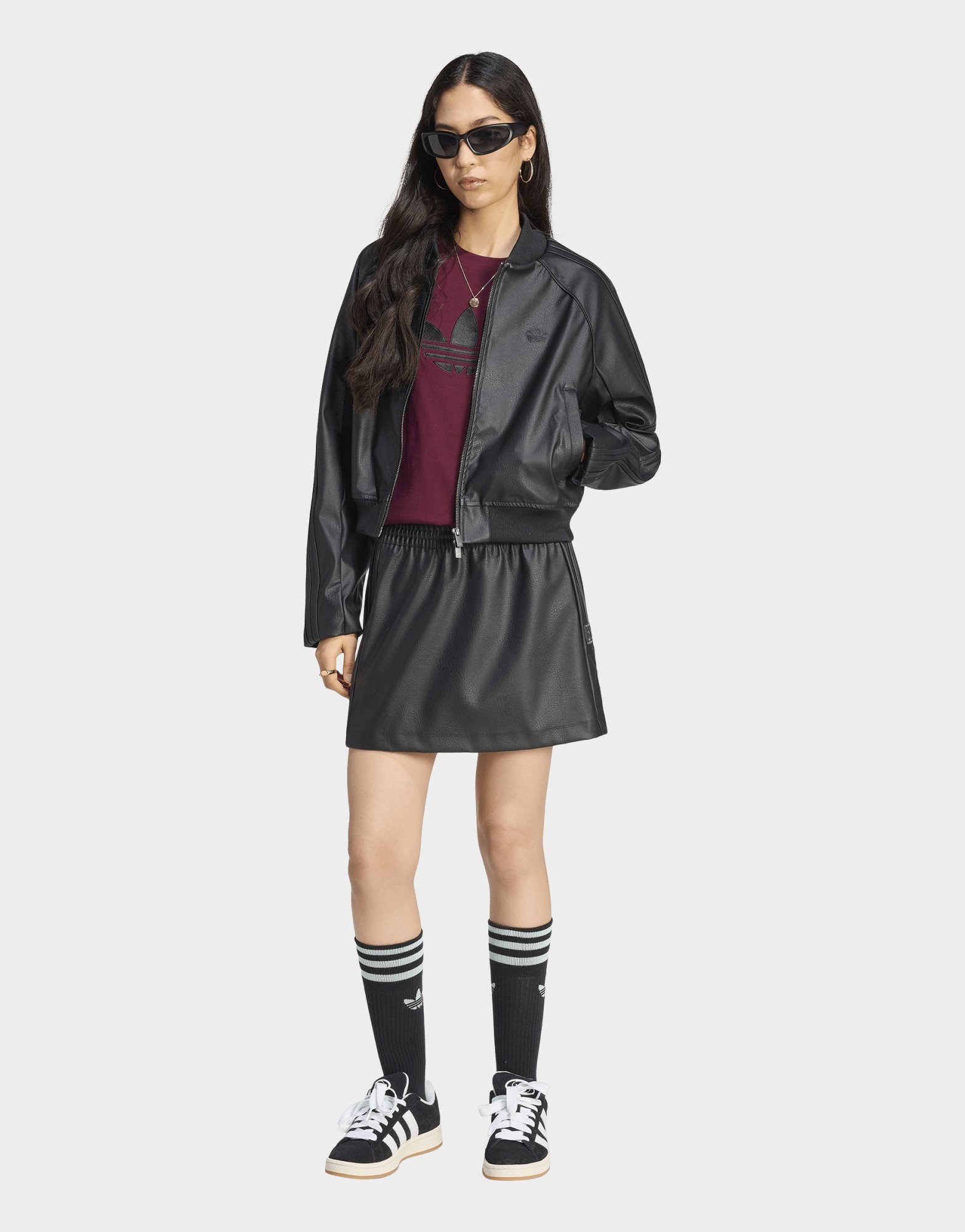 adidas Sst Originals Jacke Kunstleder