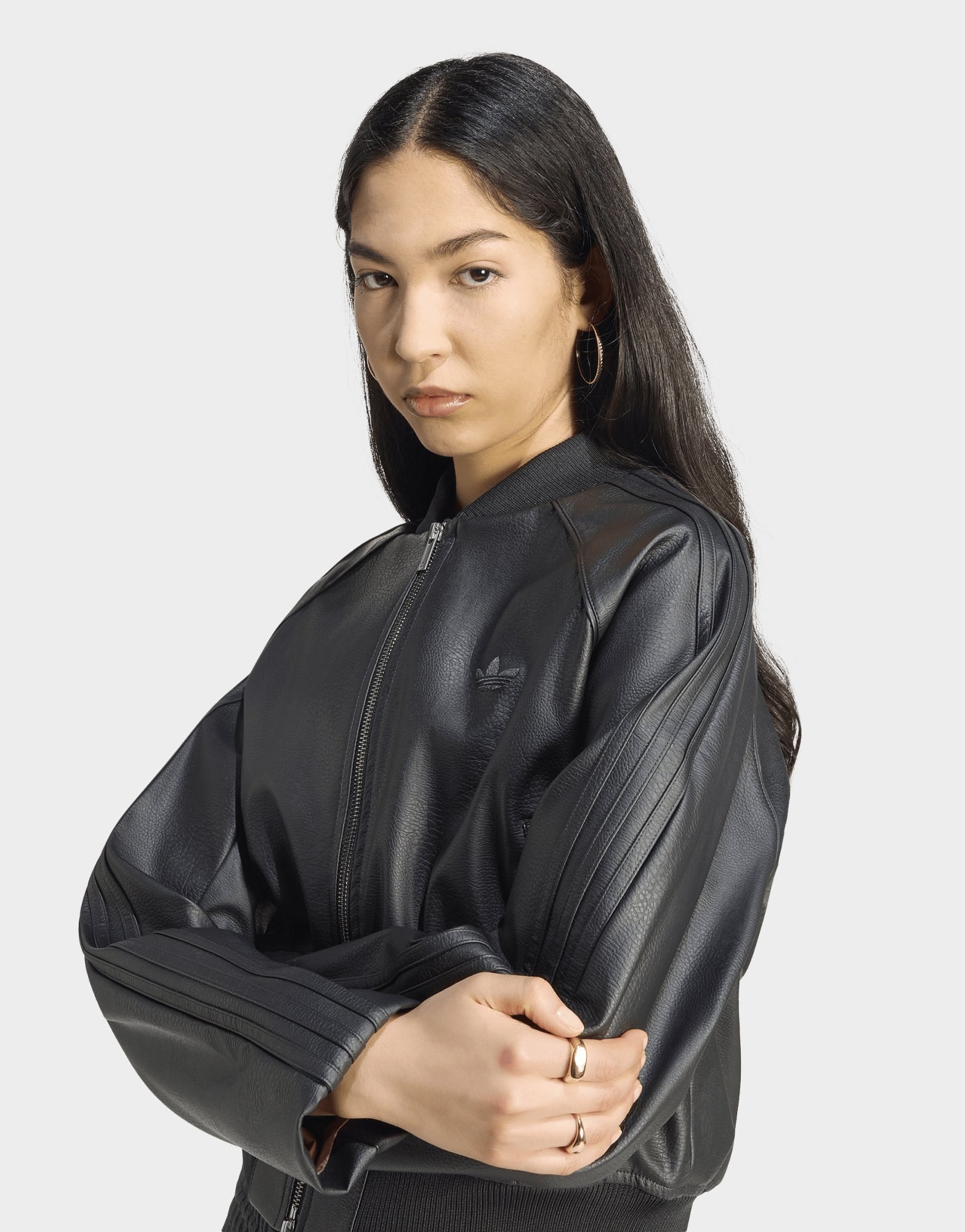 adidas Sst Originals Jacke Kunstleder