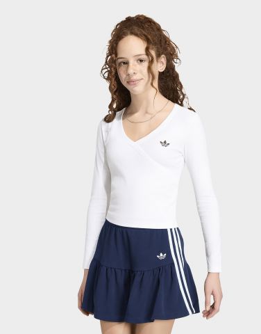 adidas Slim Mini Rib Wrap Langarmshirt