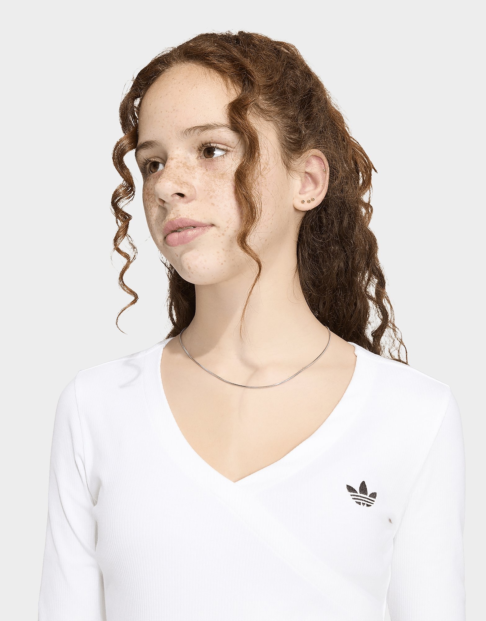 adidas Slim Mini Rib Wrap Langarmshirt