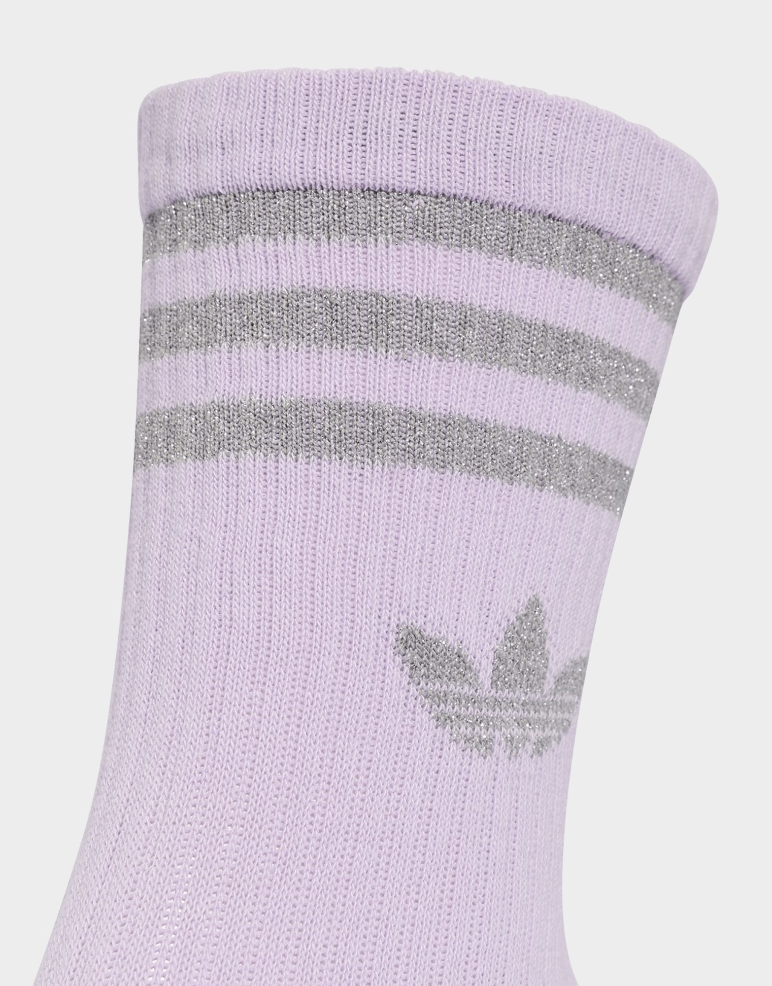 adidas 3-streifen Glitzer Crew Socken, 3 Paar