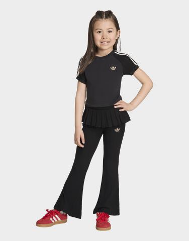adidas SLIM KNITTED T-SHIRT UND LEGGINGS SET