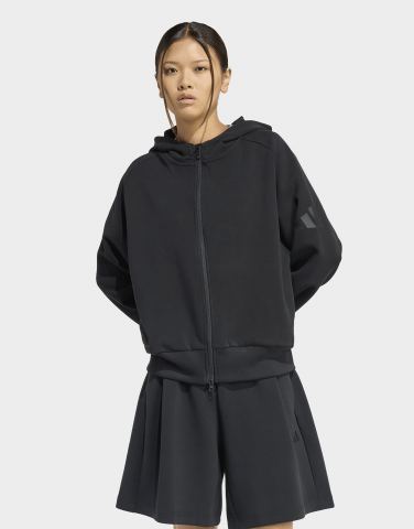 adidas Soft Lux Kapuzenjacke, Reissverschluss