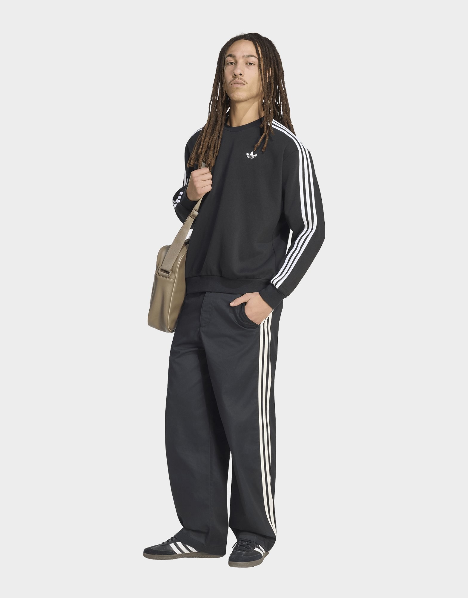 adidas Adicolor 3-streifen Oversized Crewneck