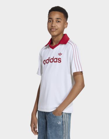 adidas Locker Geschnittenes Nadelstreifen-poloshirt