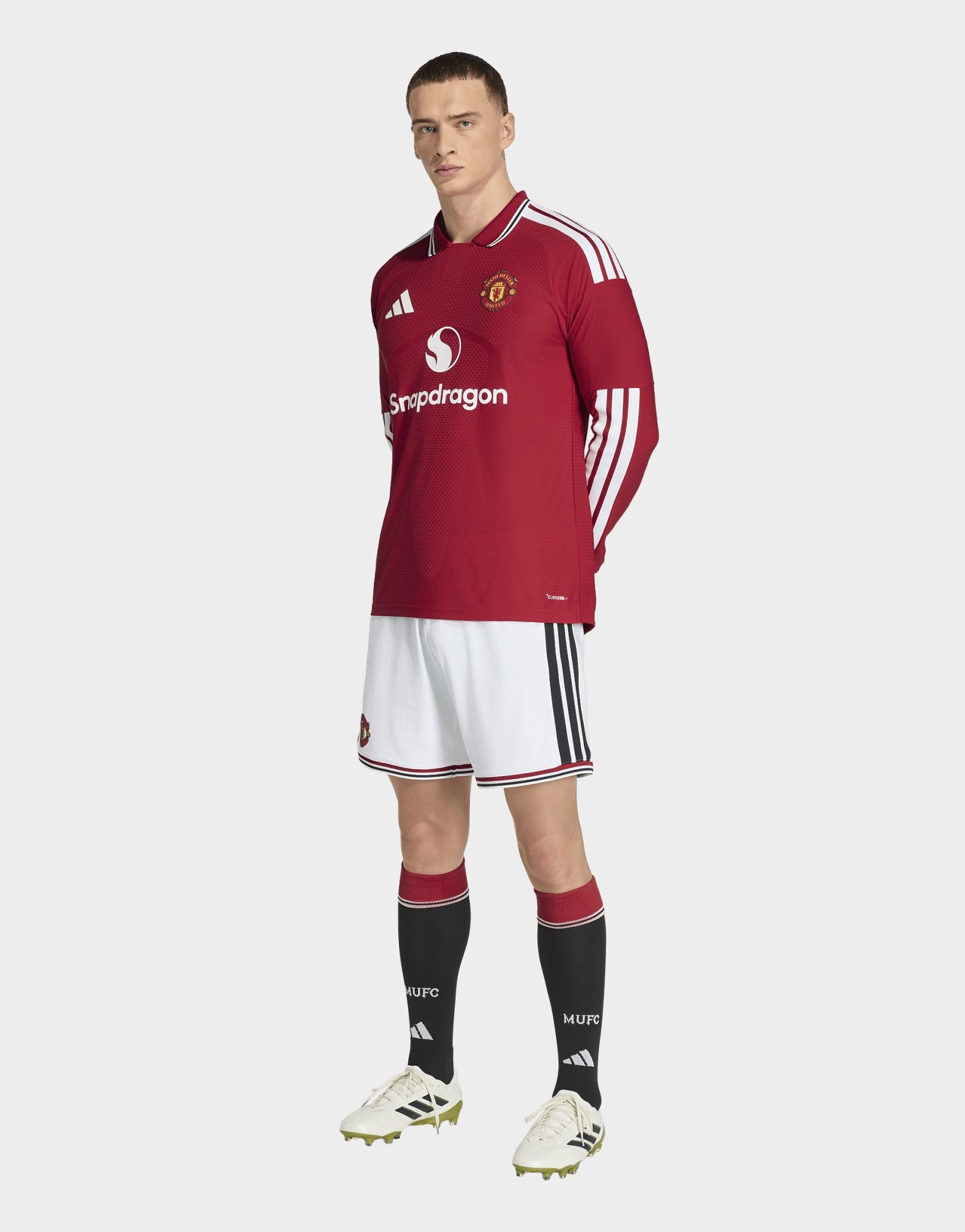 adidas Manchester United 26/27 Authentic Heimtrikot, Langärmelig
