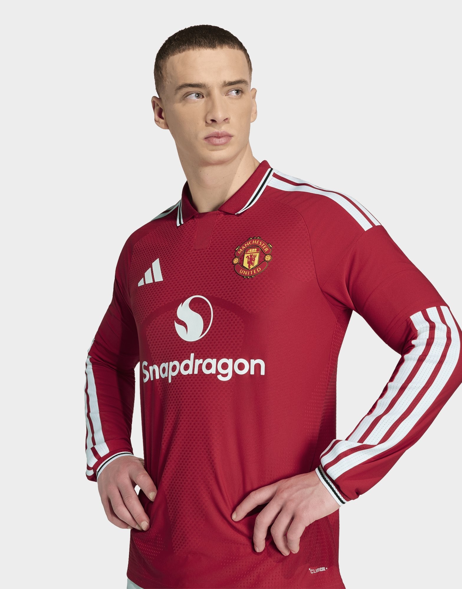adidas Manchester United 26/27 Authentic Heimtrikot, Langärmelig