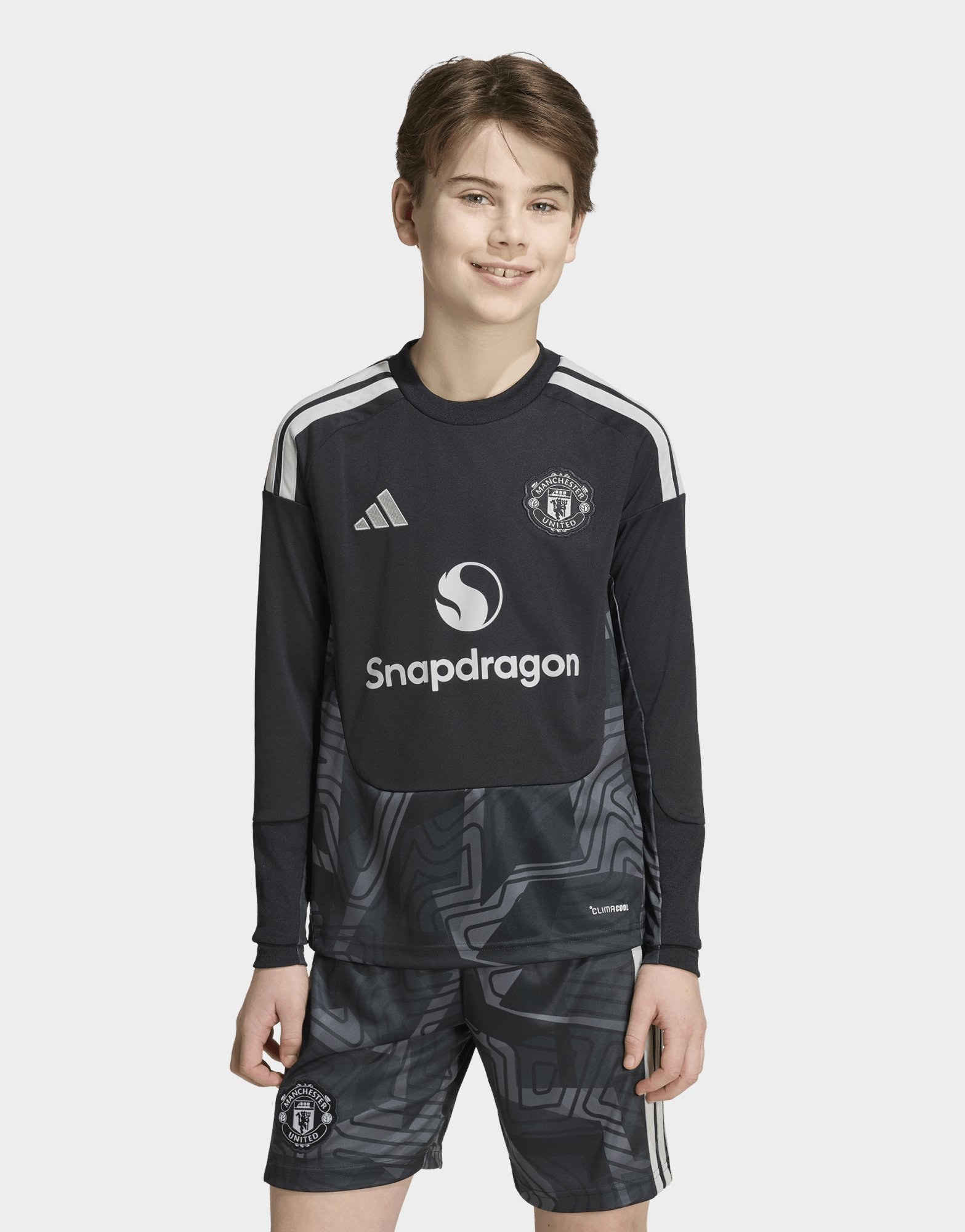 adidas Manchester United 26/27 Kids Torwarttrikot, langärmelig