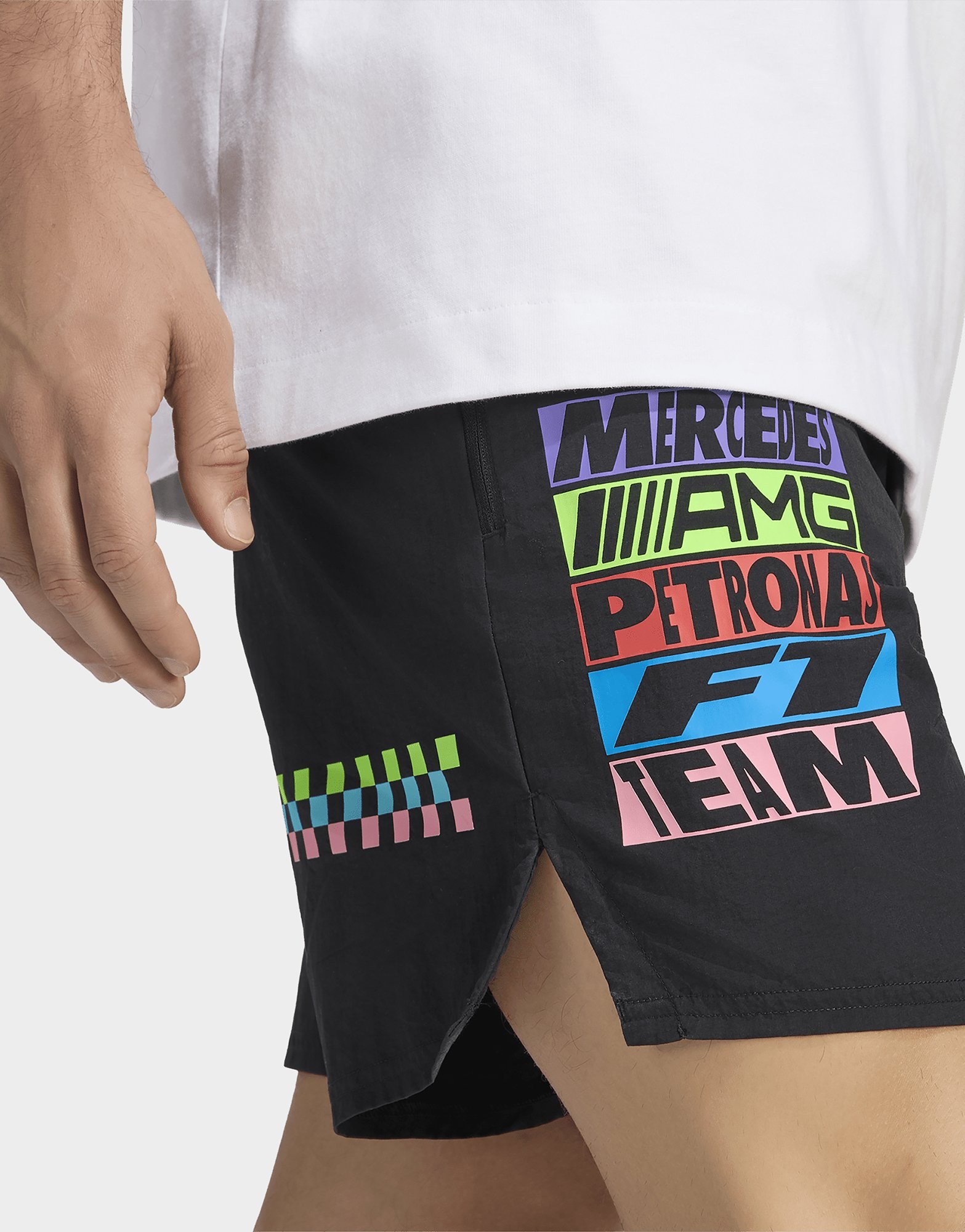 adidas Mercedes – Amg Petronas Formula 1 Team Lights On Shorts