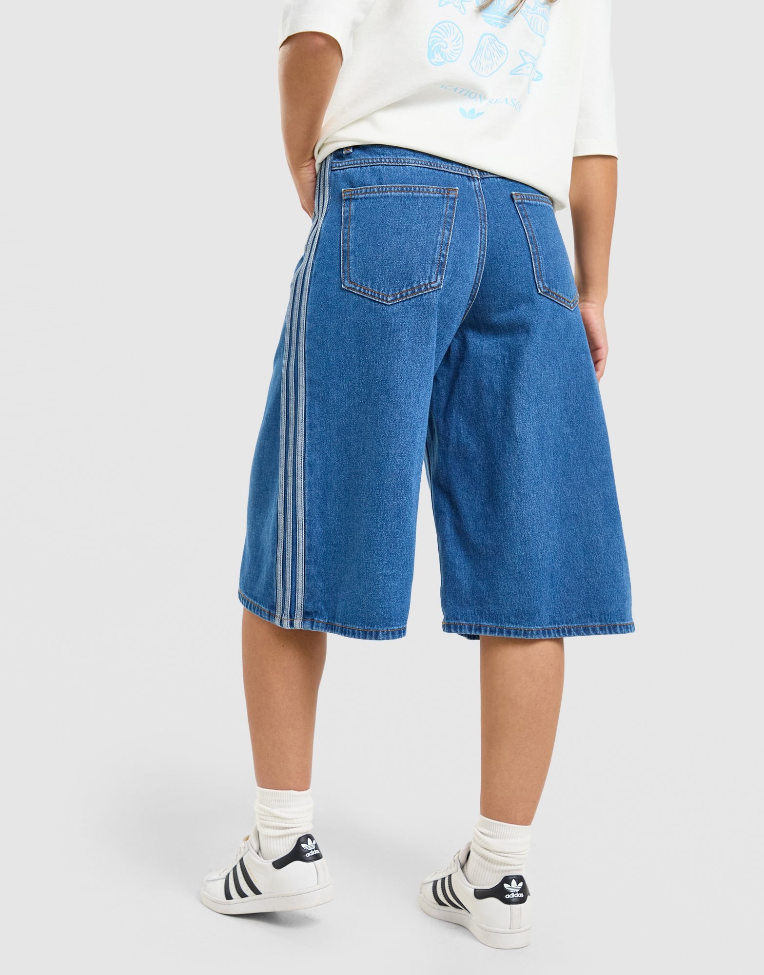 adidas Originals Firebird Jorts Denim