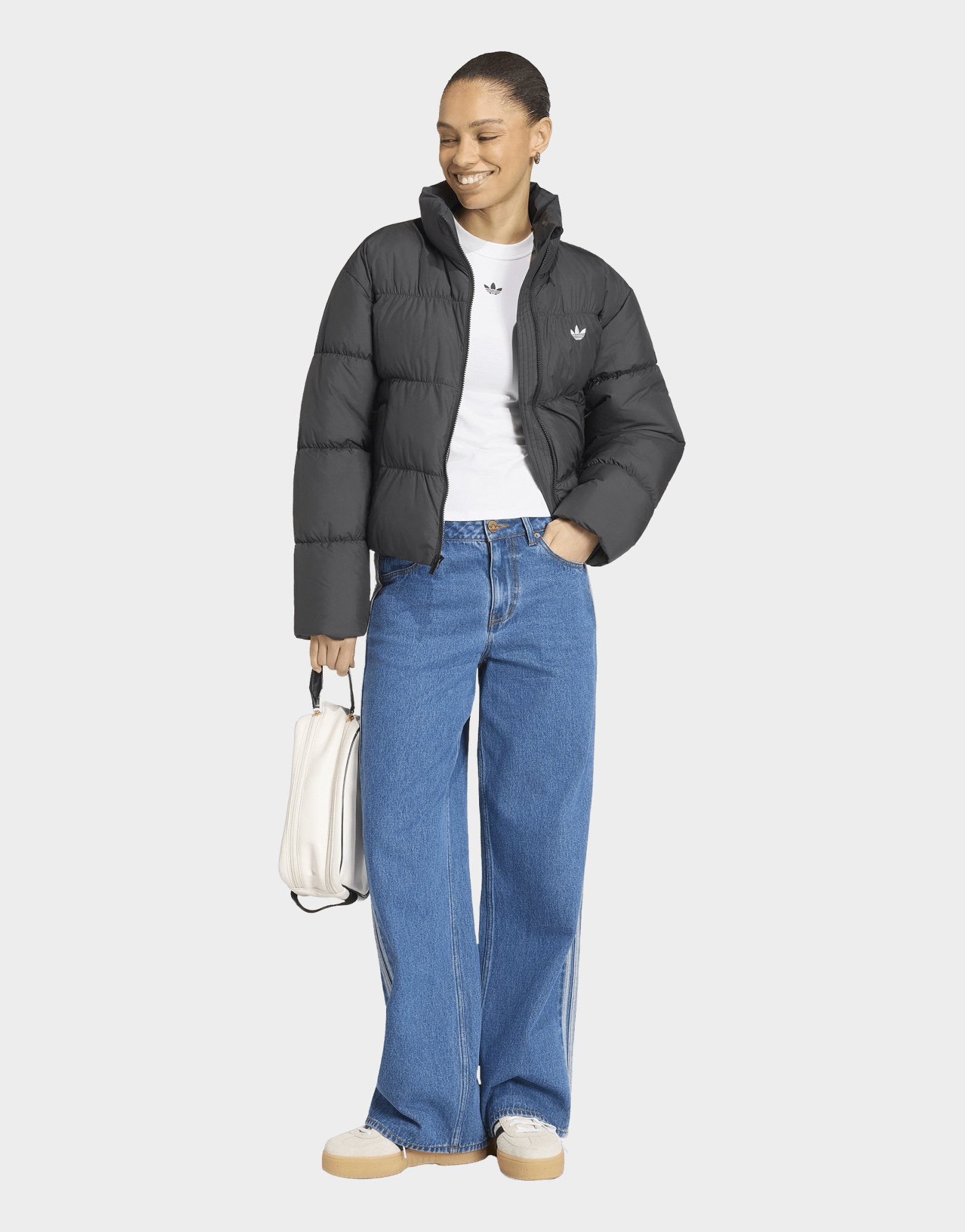 adidas Jacke, Gefüttert, Kurzer Schnitt