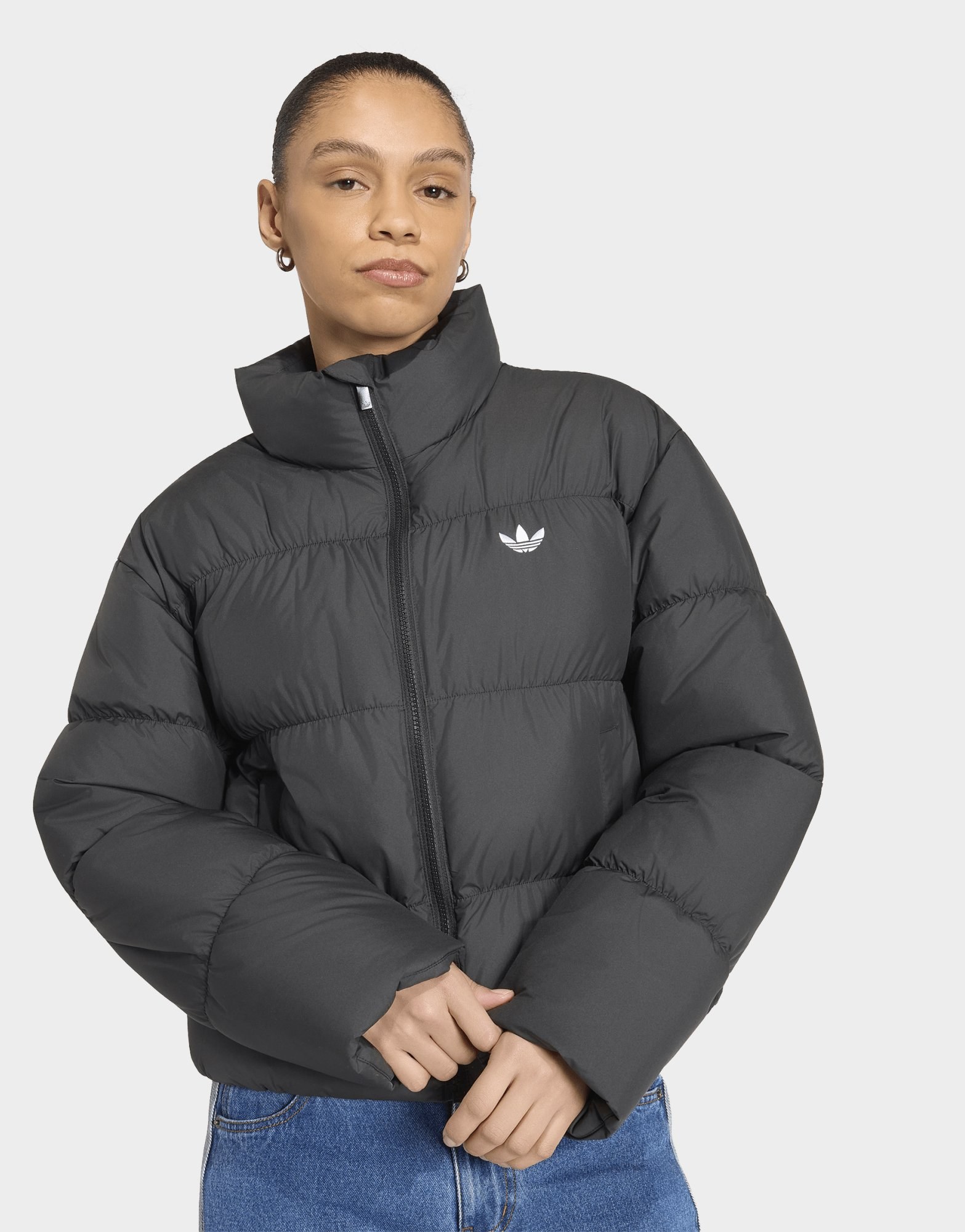 adidas Jacke, Gefüttert, Kurzer Schnitt