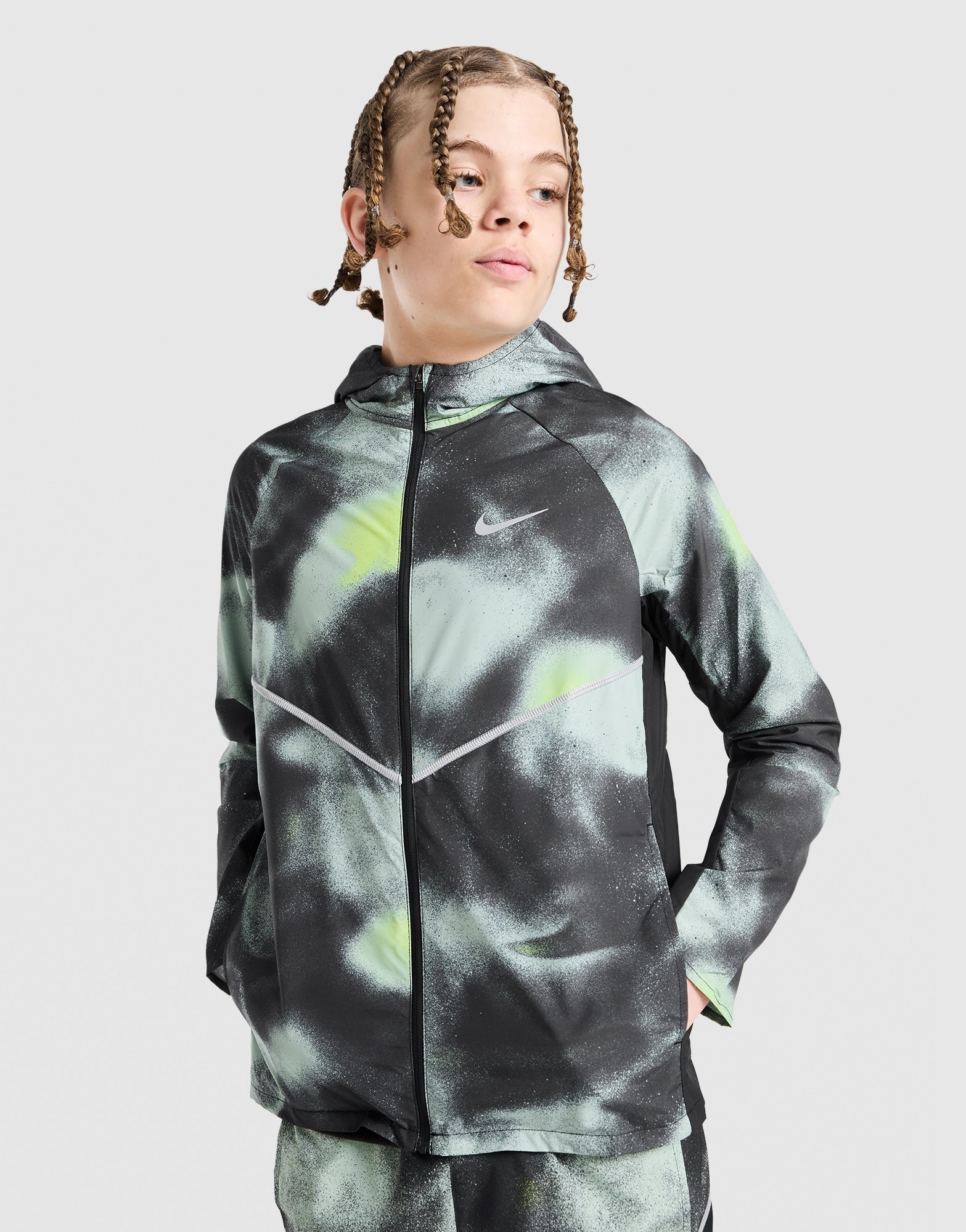 Nike Miler All Over Print Jacket Junior