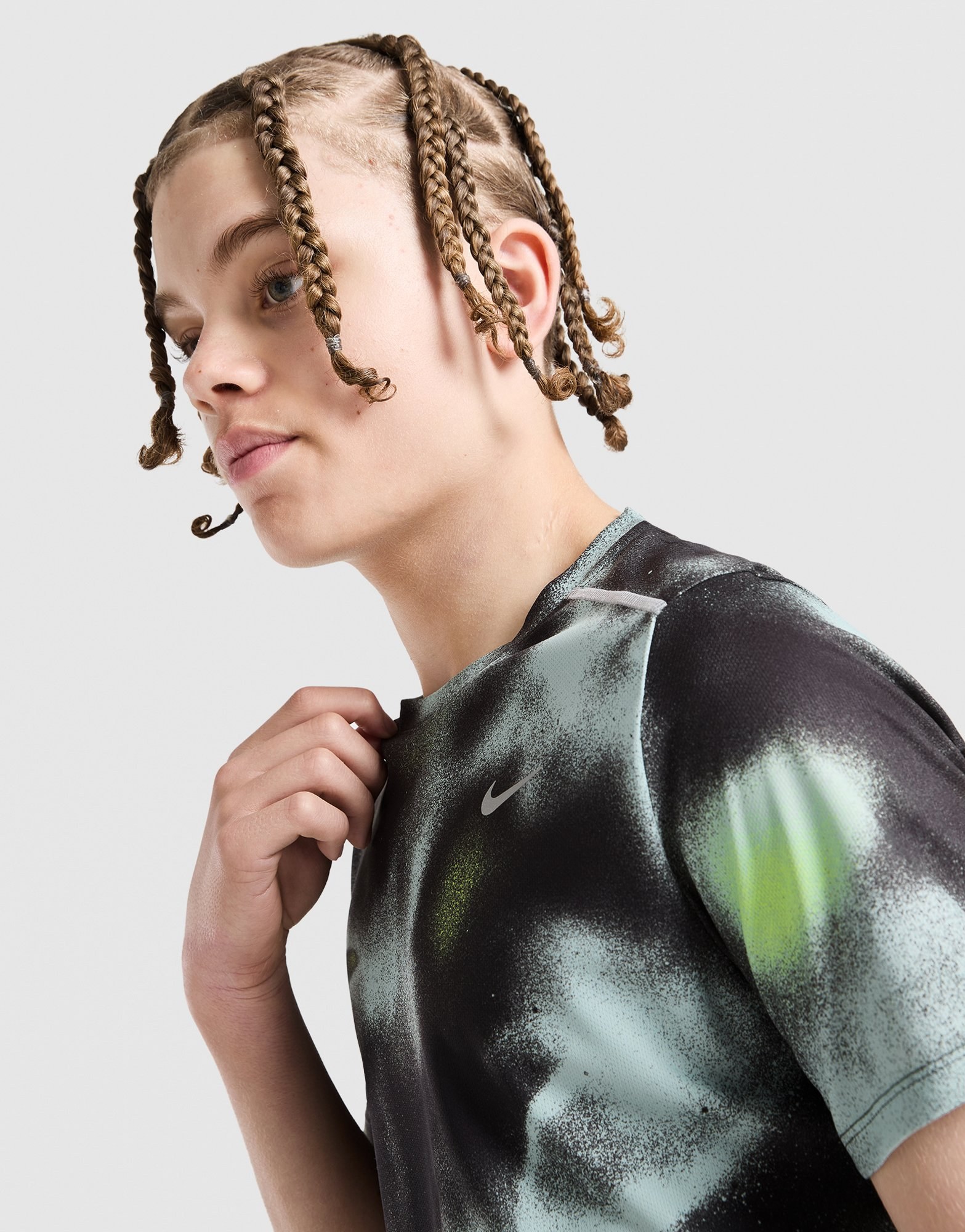 Nike Miler All Over Print T-Shirt Kinder