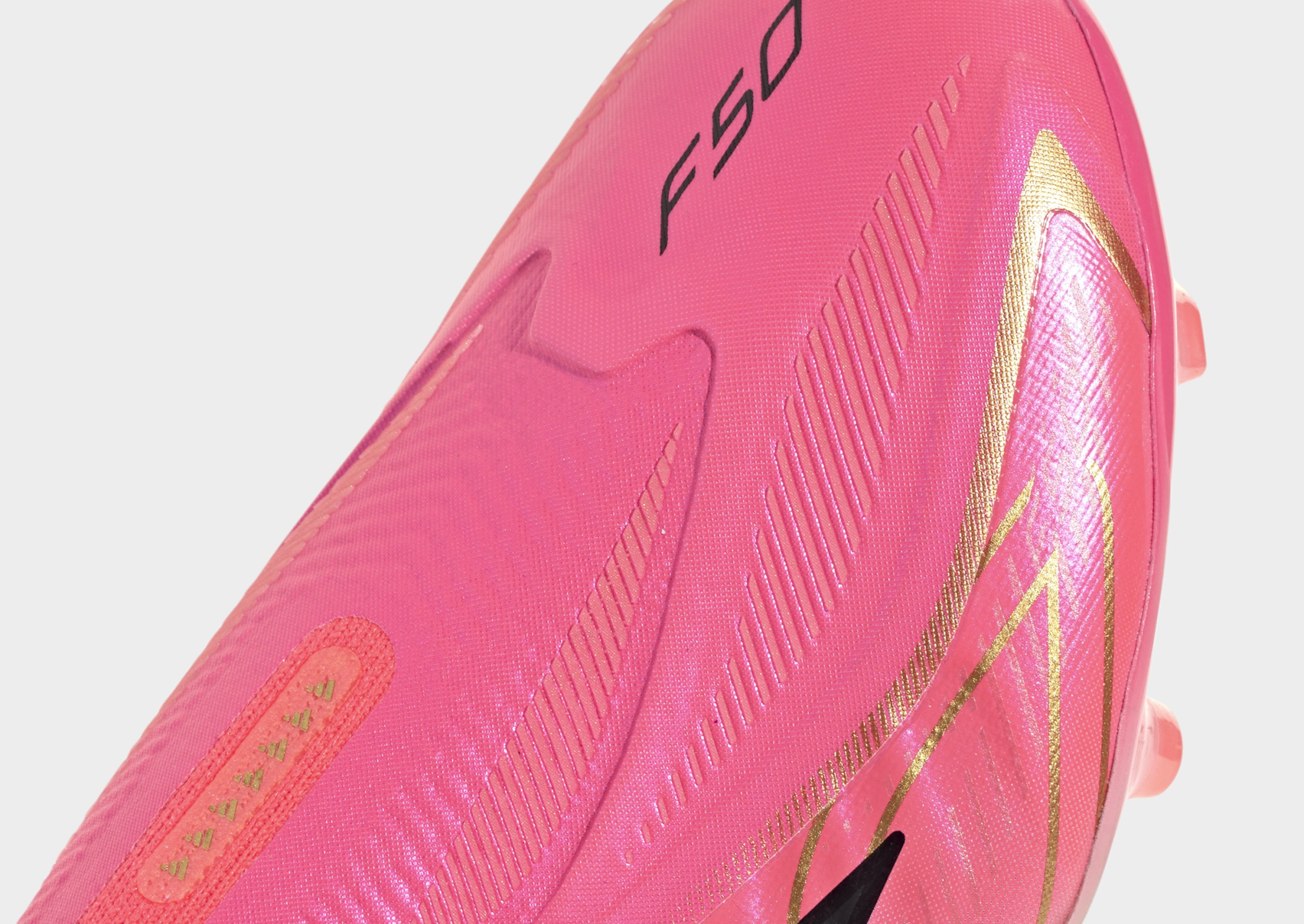 adidas F50 Hyperfast Elite Kids Fußballschuh, Feste Böden, Ohne Schnürsenkel