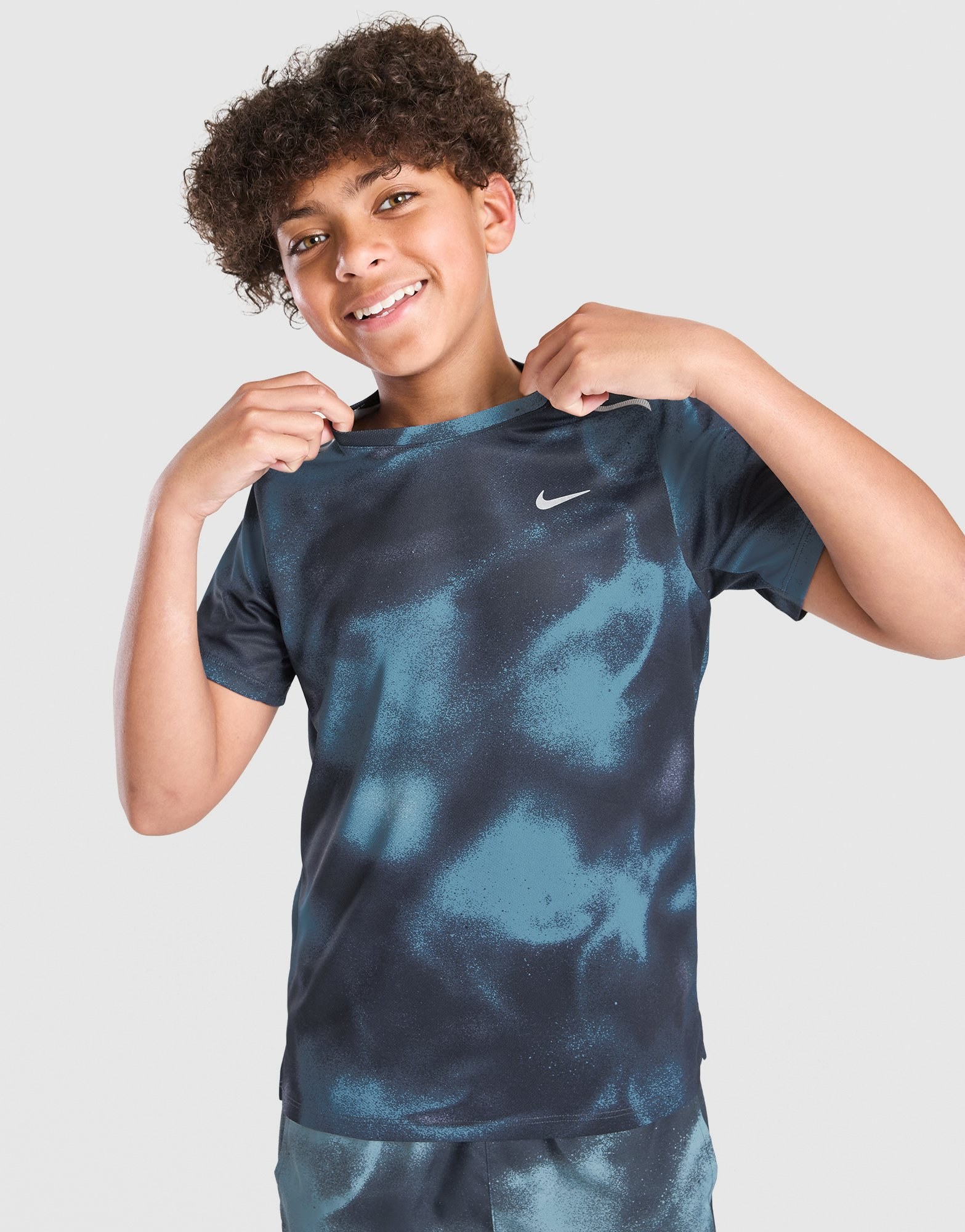 Nike Miler All Over Print T-Shirt Kinder