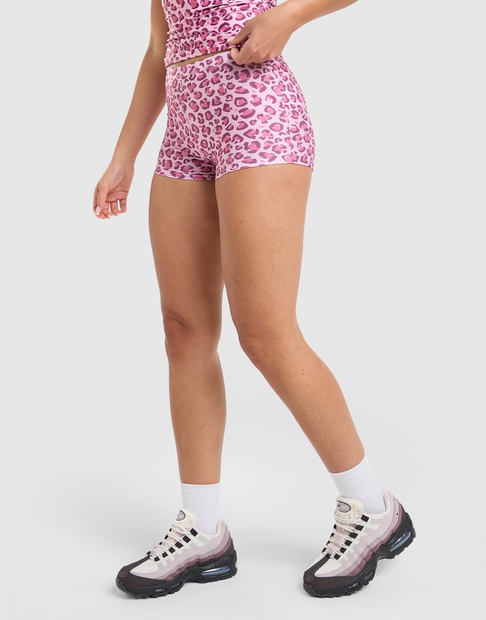 Von Dutch Leopard Micro Shorts