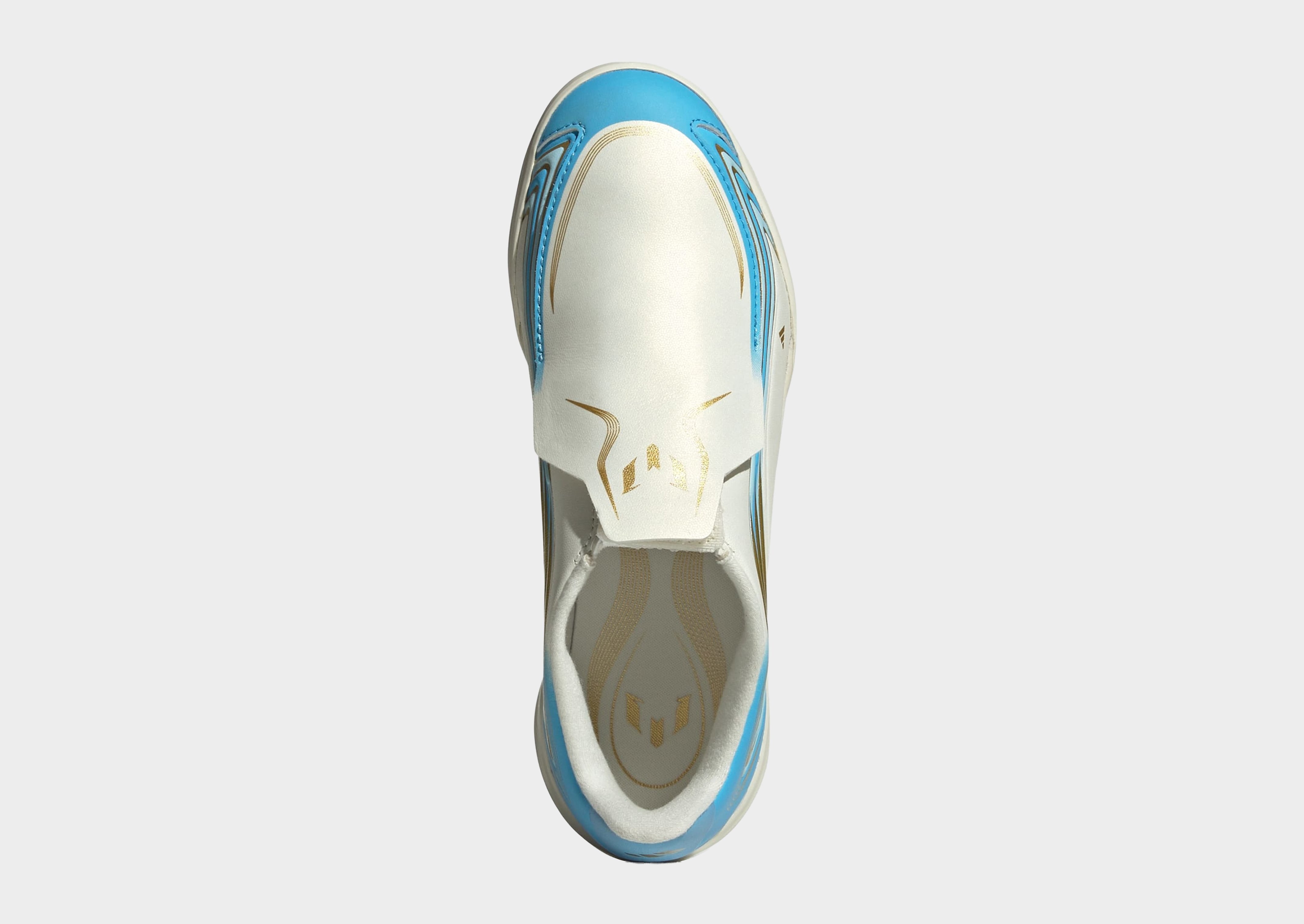 adidas F50 Messi League Kids Fußballschuh, Hybridrasen, Ohne Schnürsenkel