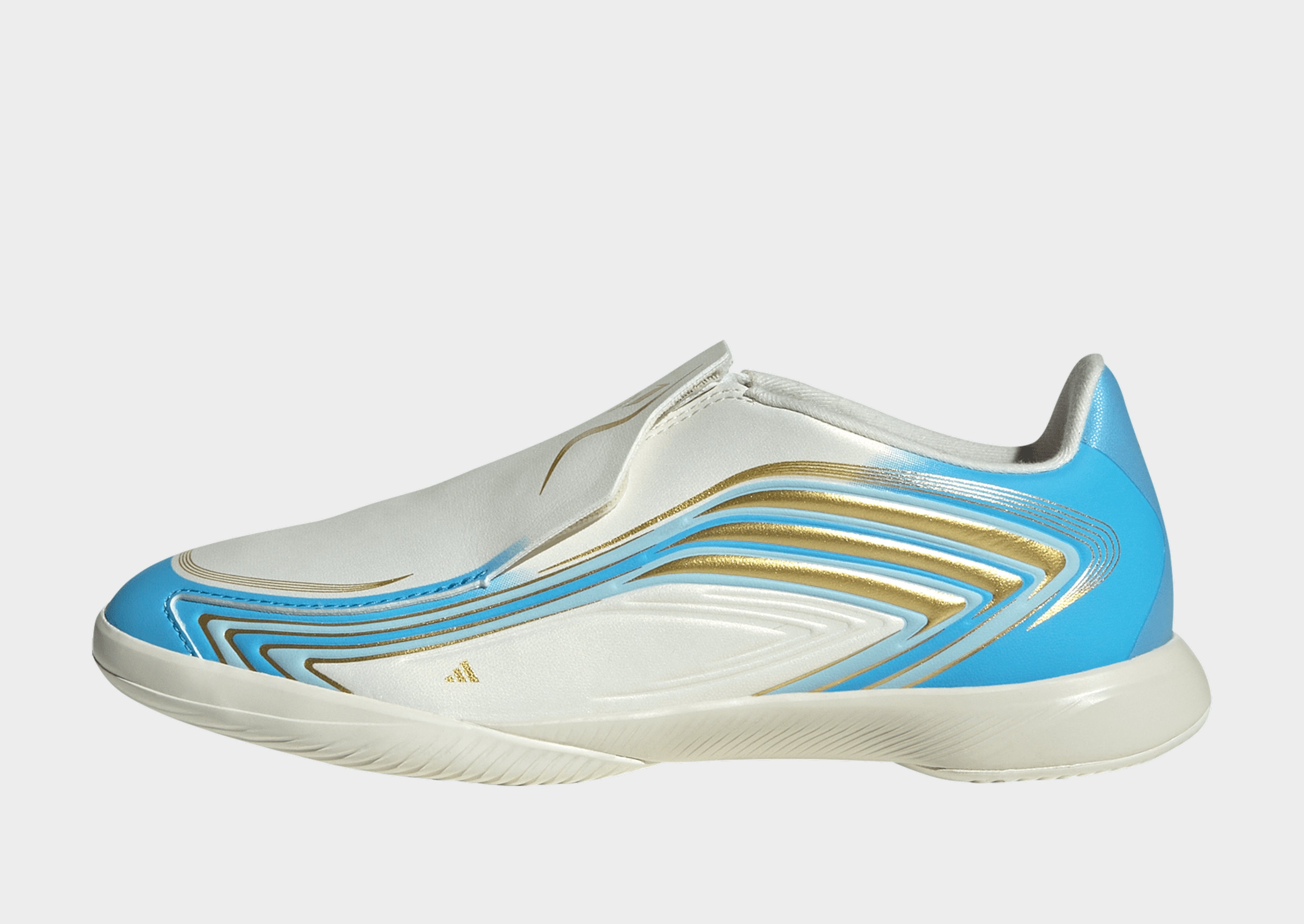adidas F50 Messi League Kids Fußballschuh, Hallenböden, Ohne Schnürsenkel
