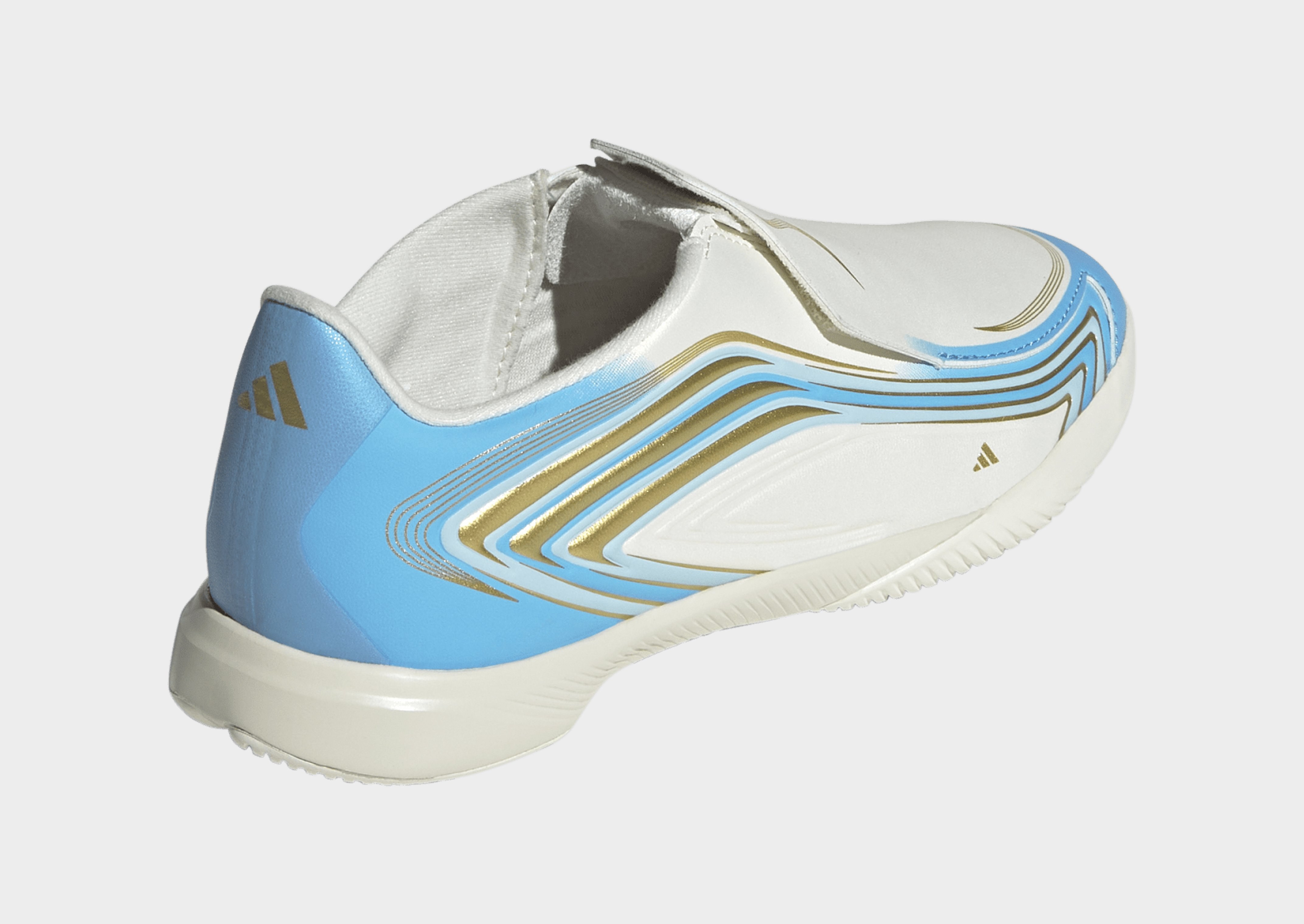 adidas F50 Messi League Kids Fußballschuh, Hallenböden, Ohne Schnürsenkel
