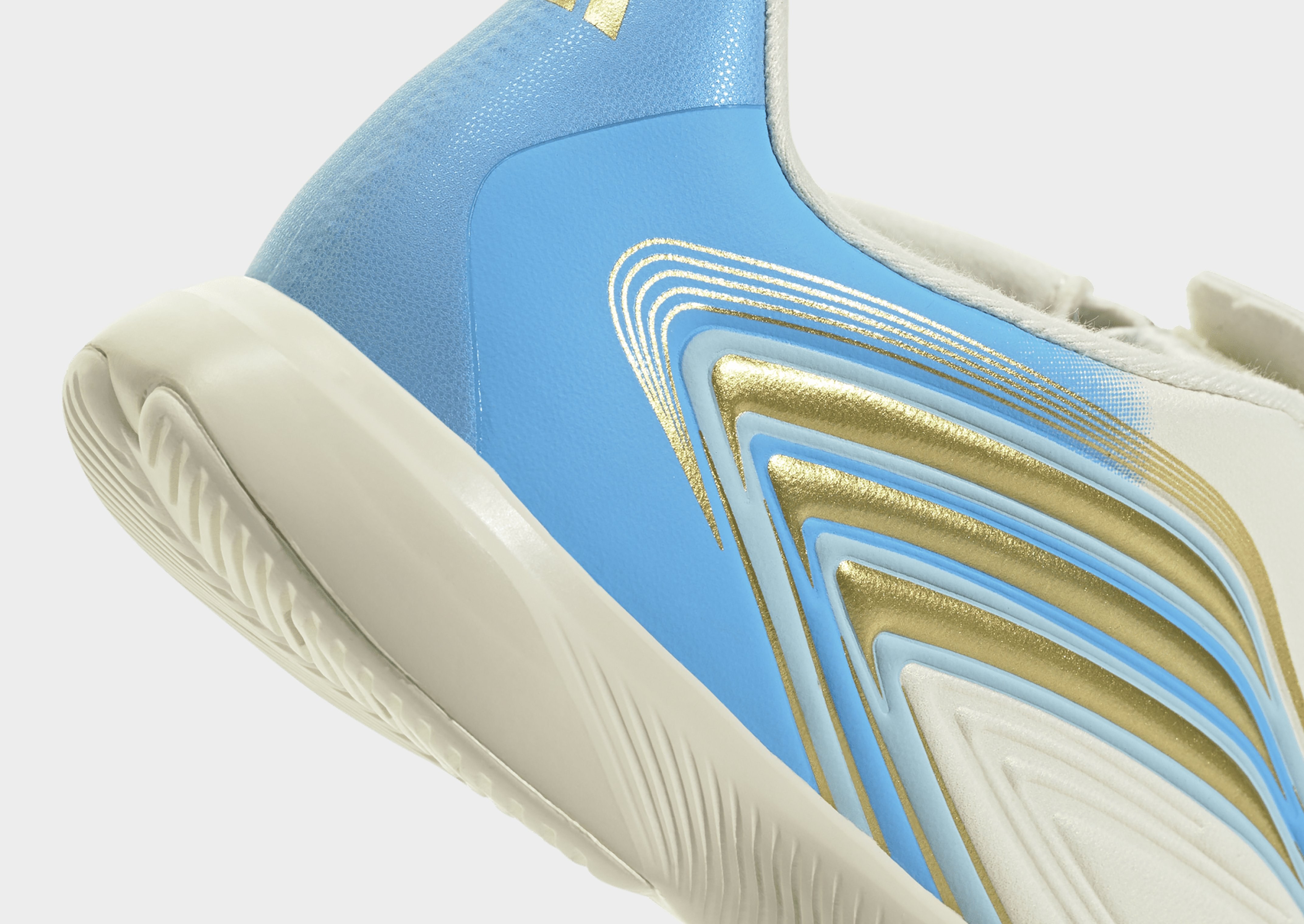 adidas F50 Messi League Kids Fußballschuh, Hallenböden, Ohne Schnürsenkel