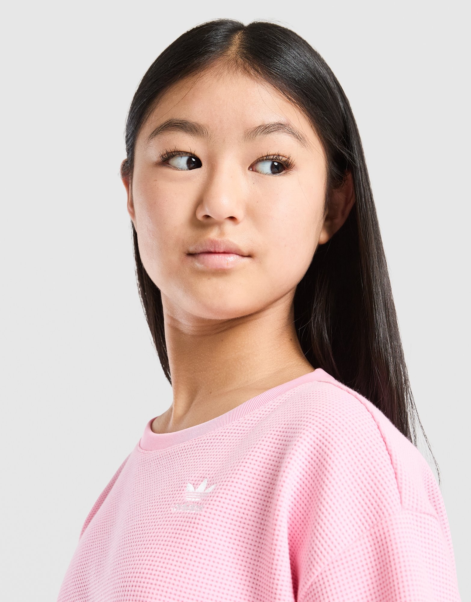 adidas Girls' Waffle T-Shirt Junior