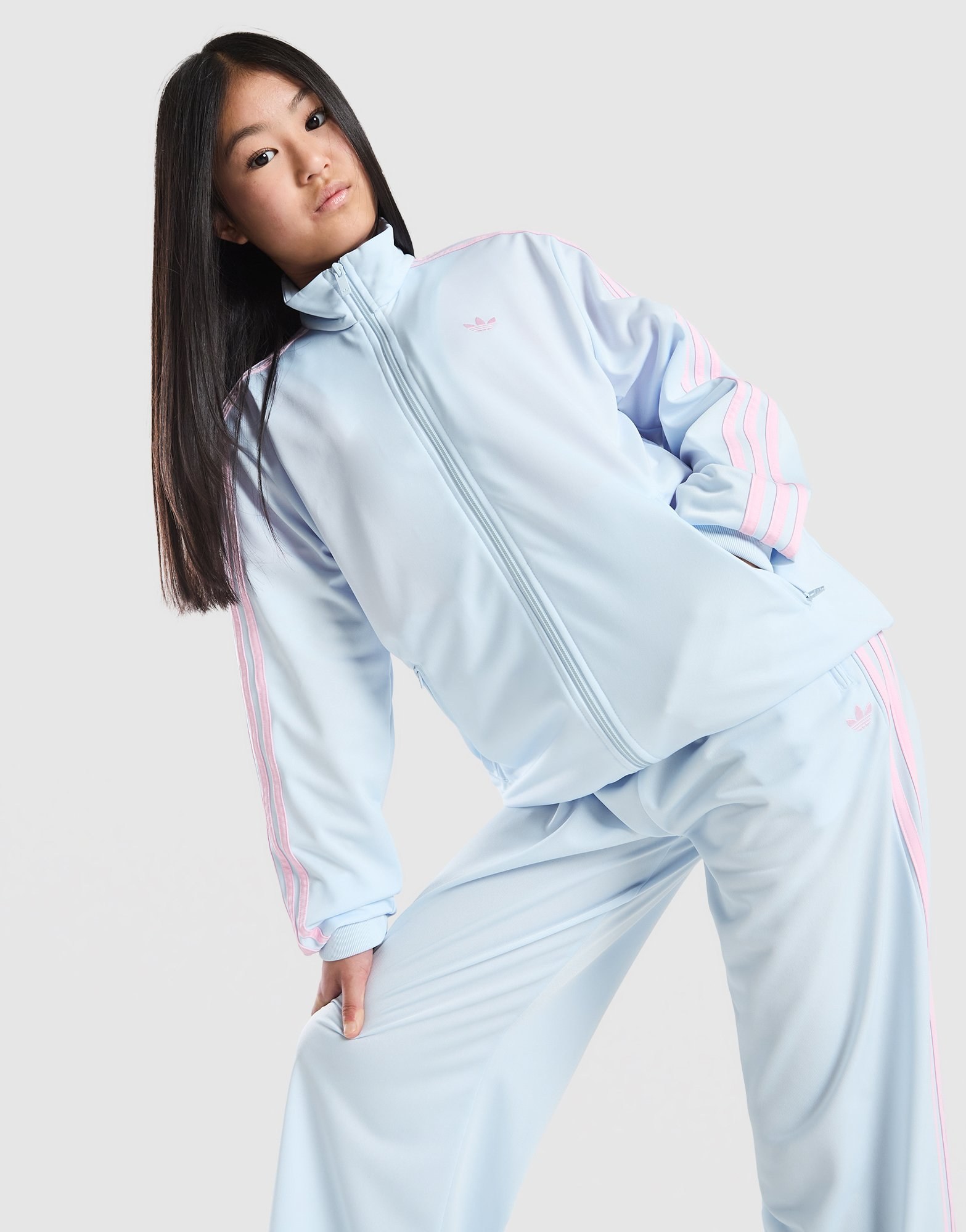 adidas Originals Girls' Firebird Full Zip Track Trainingsoberteil Kinder