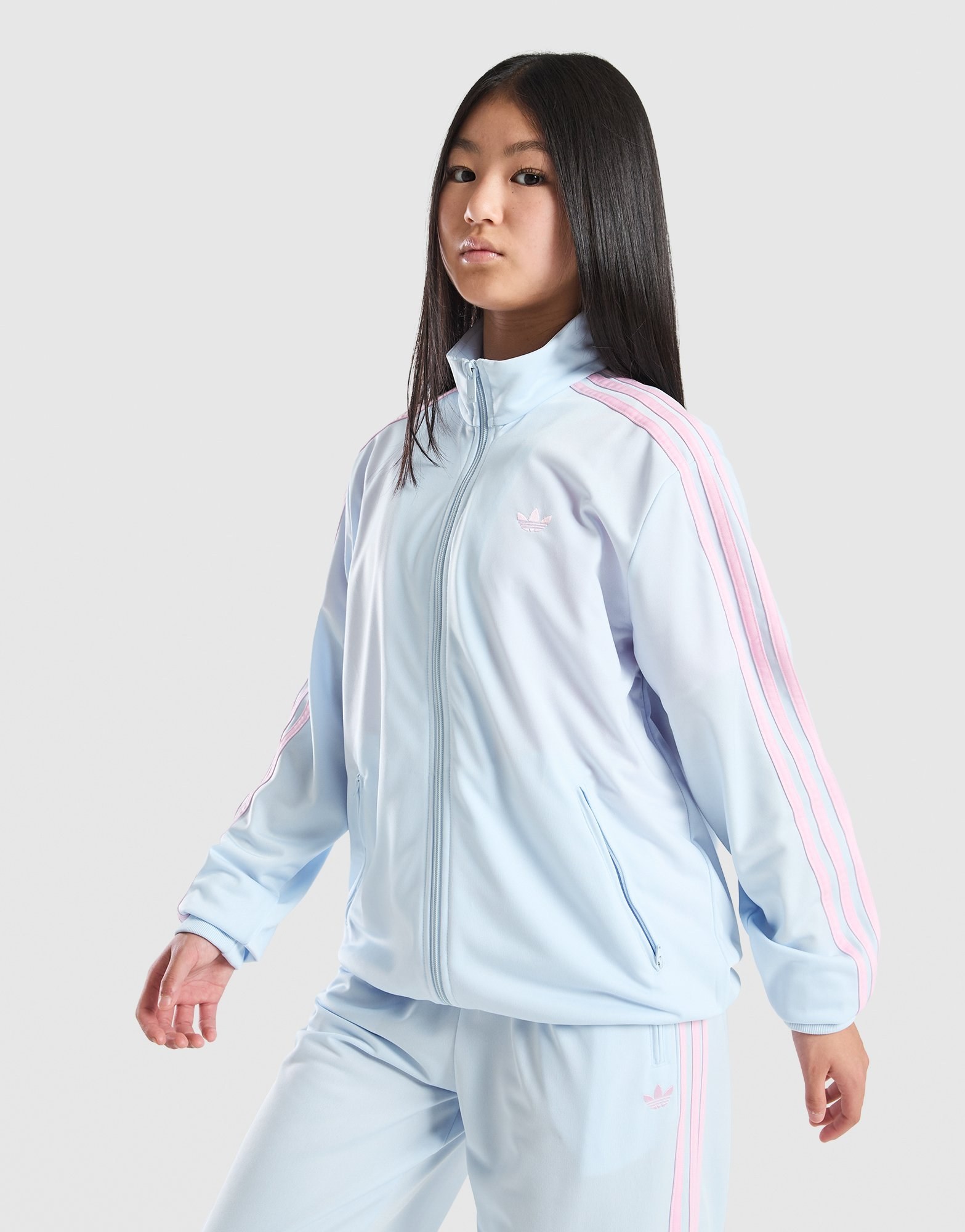 adidas Originals Girls' Firebird Full Zip Track Trainingsoberteil Kinder