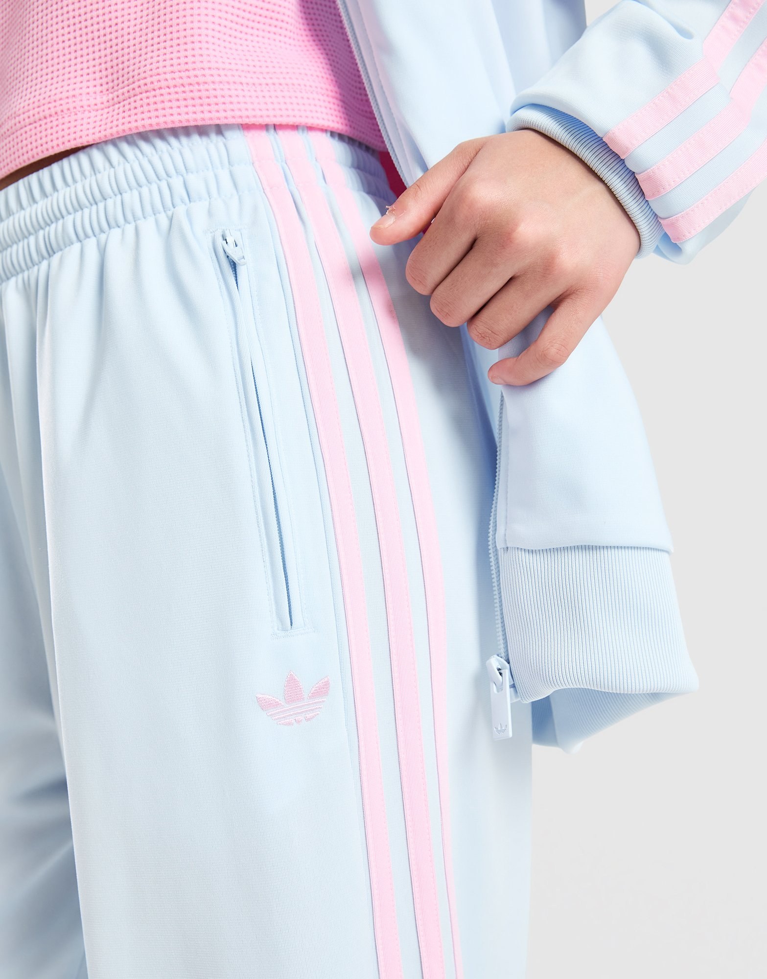 adidas Originals Girls' Firebird Wide Track Pants Junior
