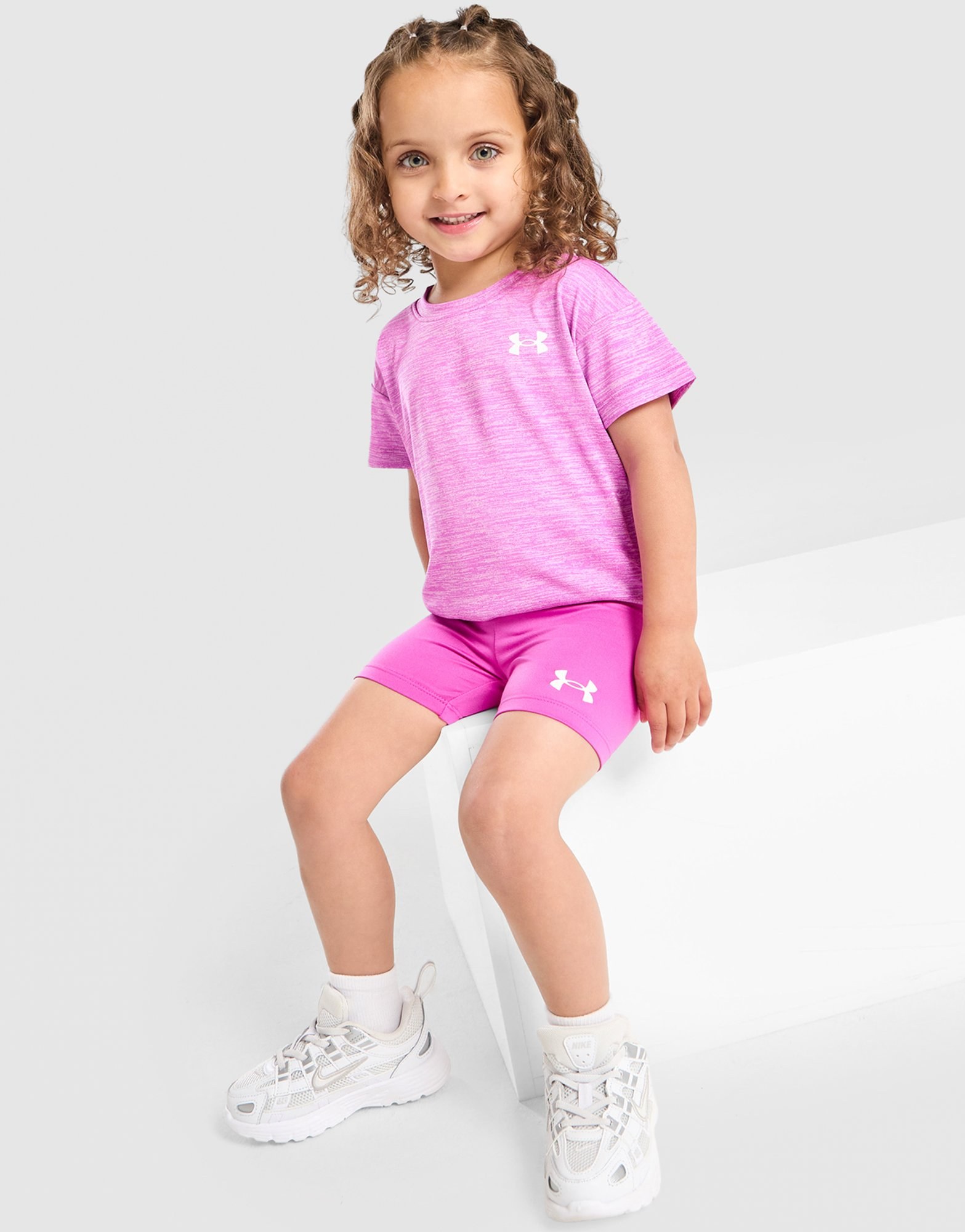 Under Armour Girls' Tech Twist T-Shirt/Shorts Set Infant