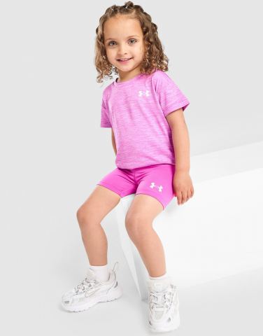 Under Armour Girls' Tech Twist T-Shirt/Shorts Set Infant