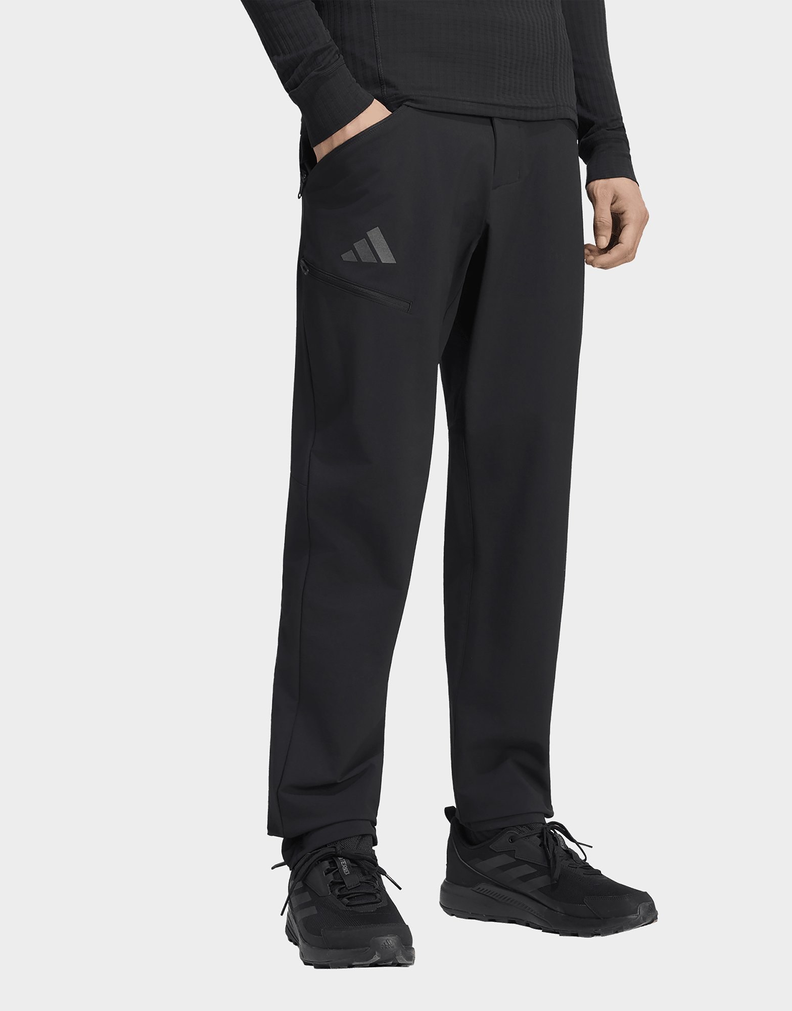 adidas Terrex Xperior Pro Softshell-Hose, angeraute Innenseite