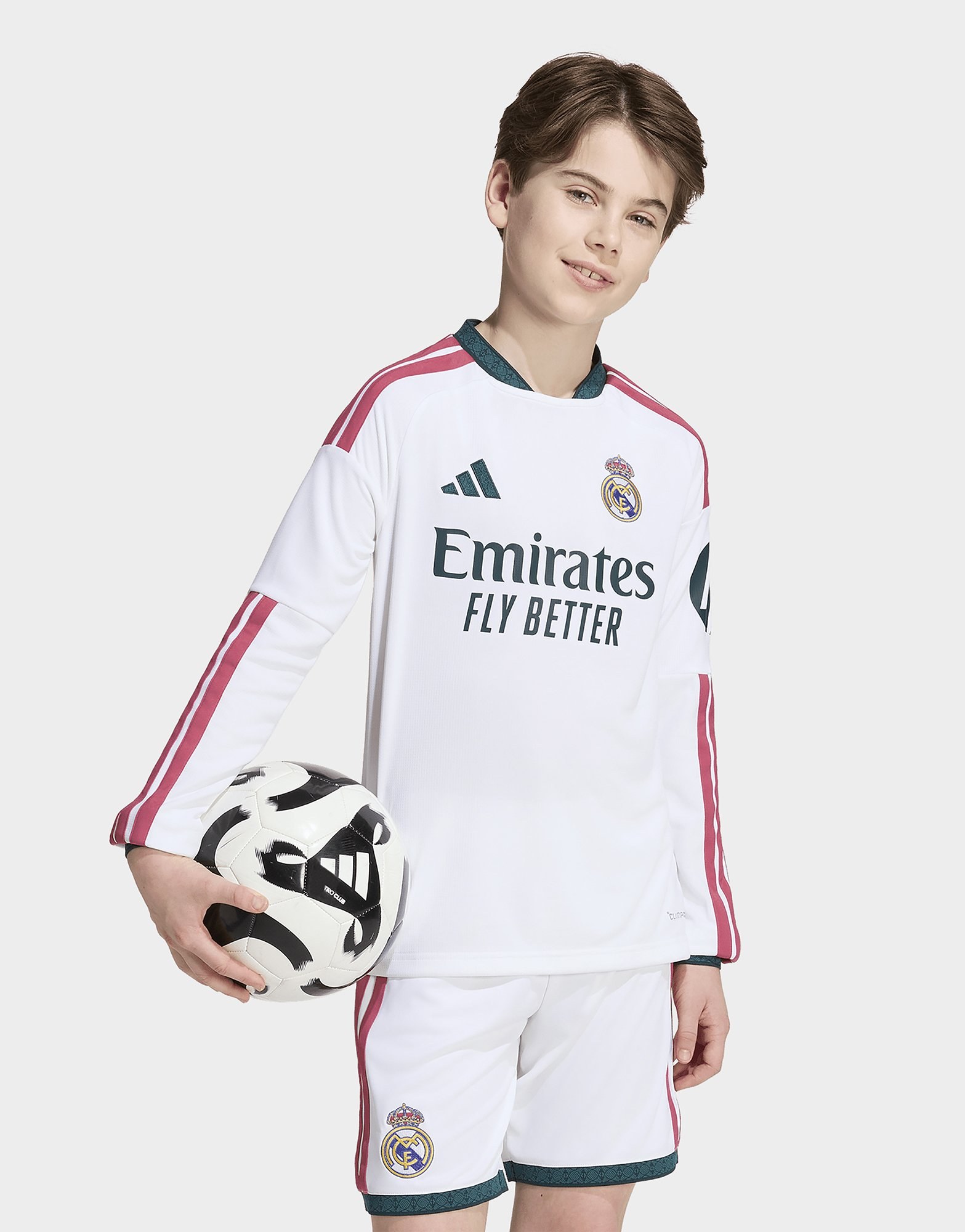 adidas Real Madrid 26/27 Kids Heimtrikot, Langärmelig