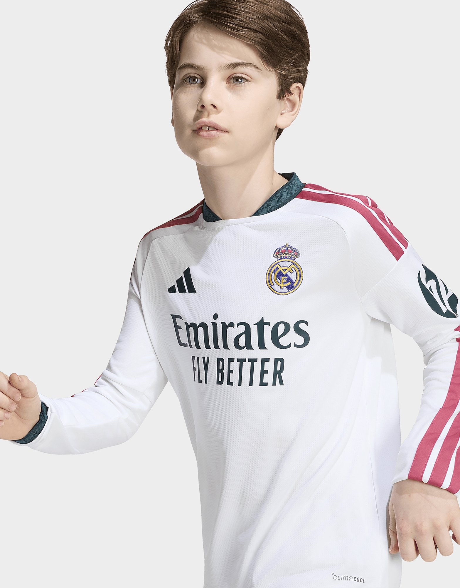 adidas Real Madrid 26/27 Kids Heimtrikot, Langärmelig