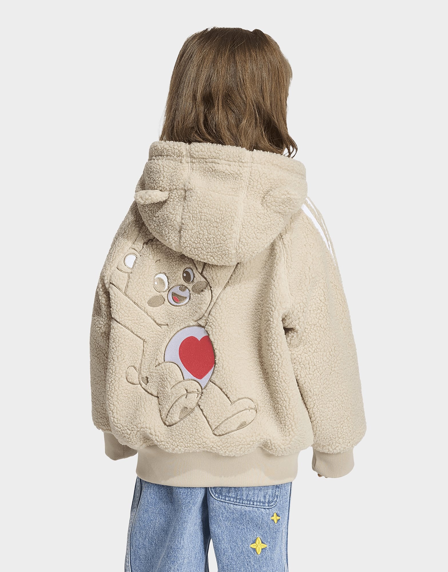 adidas CARE BEARS SST TEDDY FLEECE TRACK TOP MIT KAPUZE