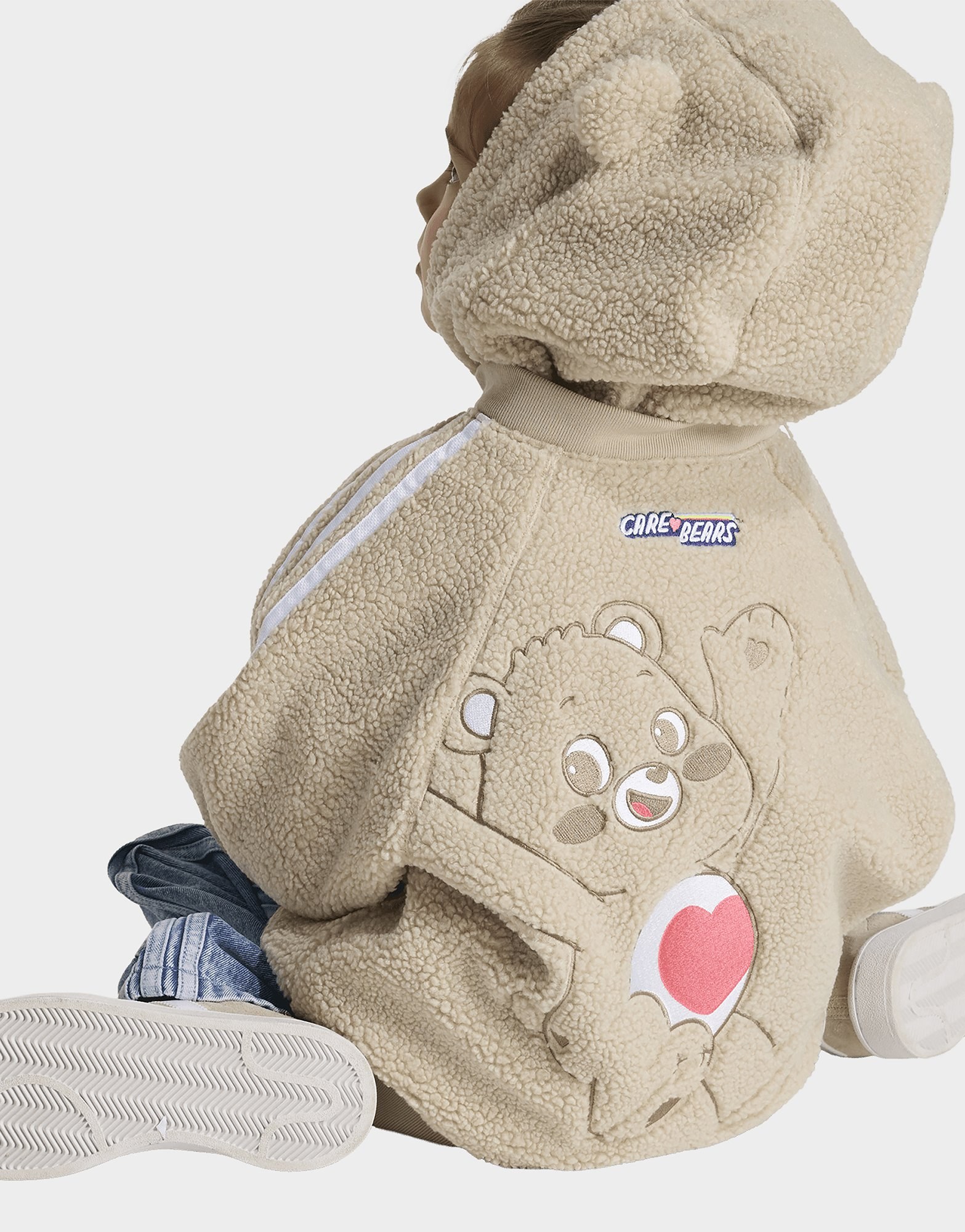 adidas CARE BEARS SST TEDDY FLEECE TRACK TOP MIT KAPUZE